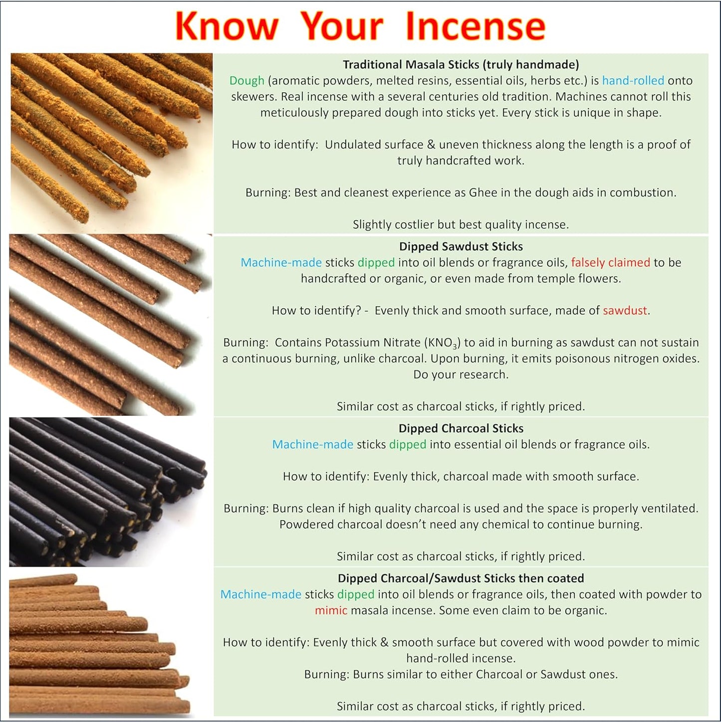 Rose Incense Sticks - Authentic Traditional Handrolled Masala Incense - 100 Grams - 75 to 85 Sticks