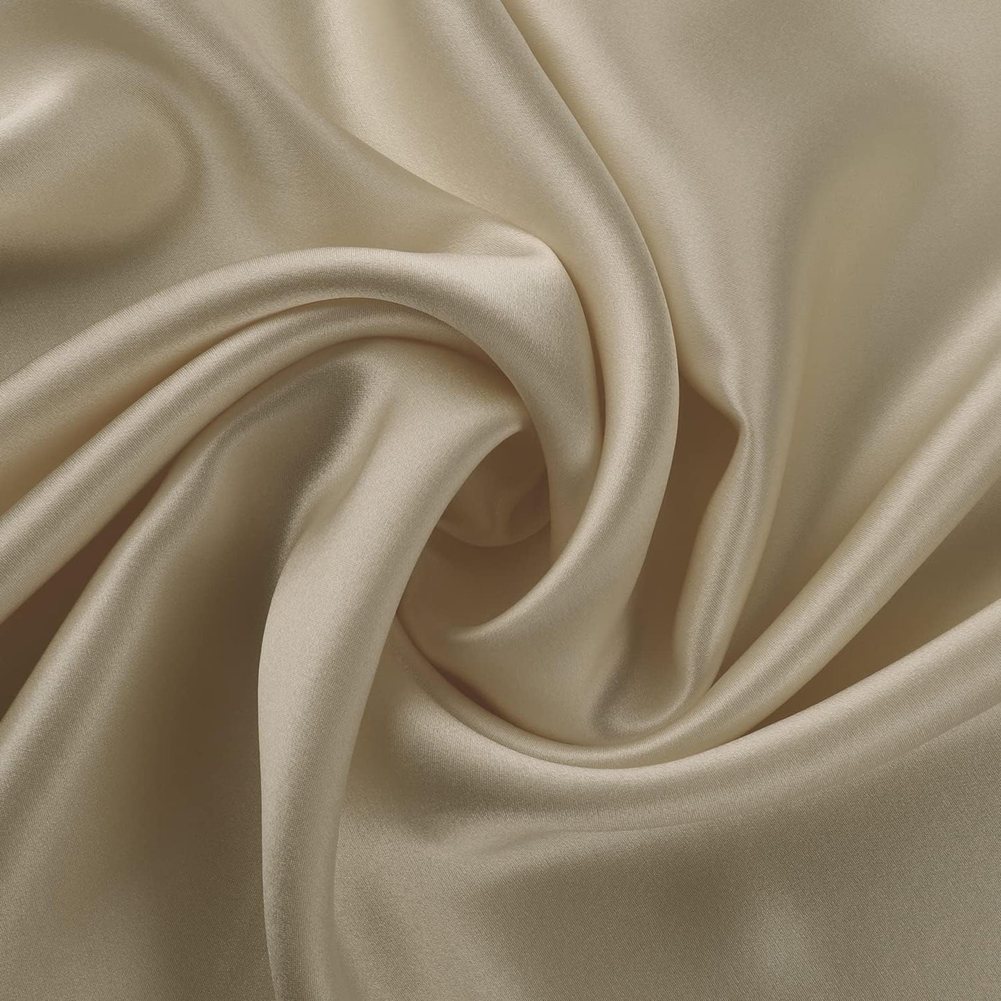 ALASKA BEAR Silk Pillowcase for Hair and Skin, Set of 2 Pure Genuine 22 Momme Mulberry Silk Pillow Cases Standard Size for Bliss Sleep Better Than Poly Satin, Zipper Closure(2pc, Beige)