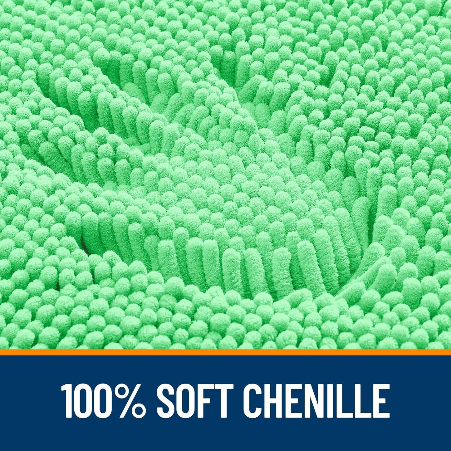 OLANLY Bathroom Rugs 30x20, Extra Soft Absorbent Chenille Bath Rugs, Rubber Backing Quick Dry, Machine Washable Bath Mats for Bathroom Floor, Tub and Shower, Home Decor Accessories, Mint Green
