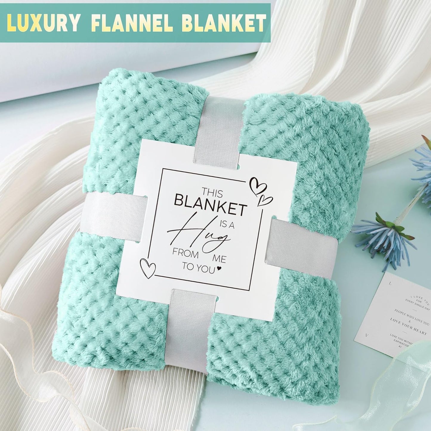 for Women, Get Well Soon Gifts Self Care Gifts, Gardenia Spa Gift Basket Care Package with Blanket, Birthday Valentines for Mom Wife Girlfriend Best Friend Her