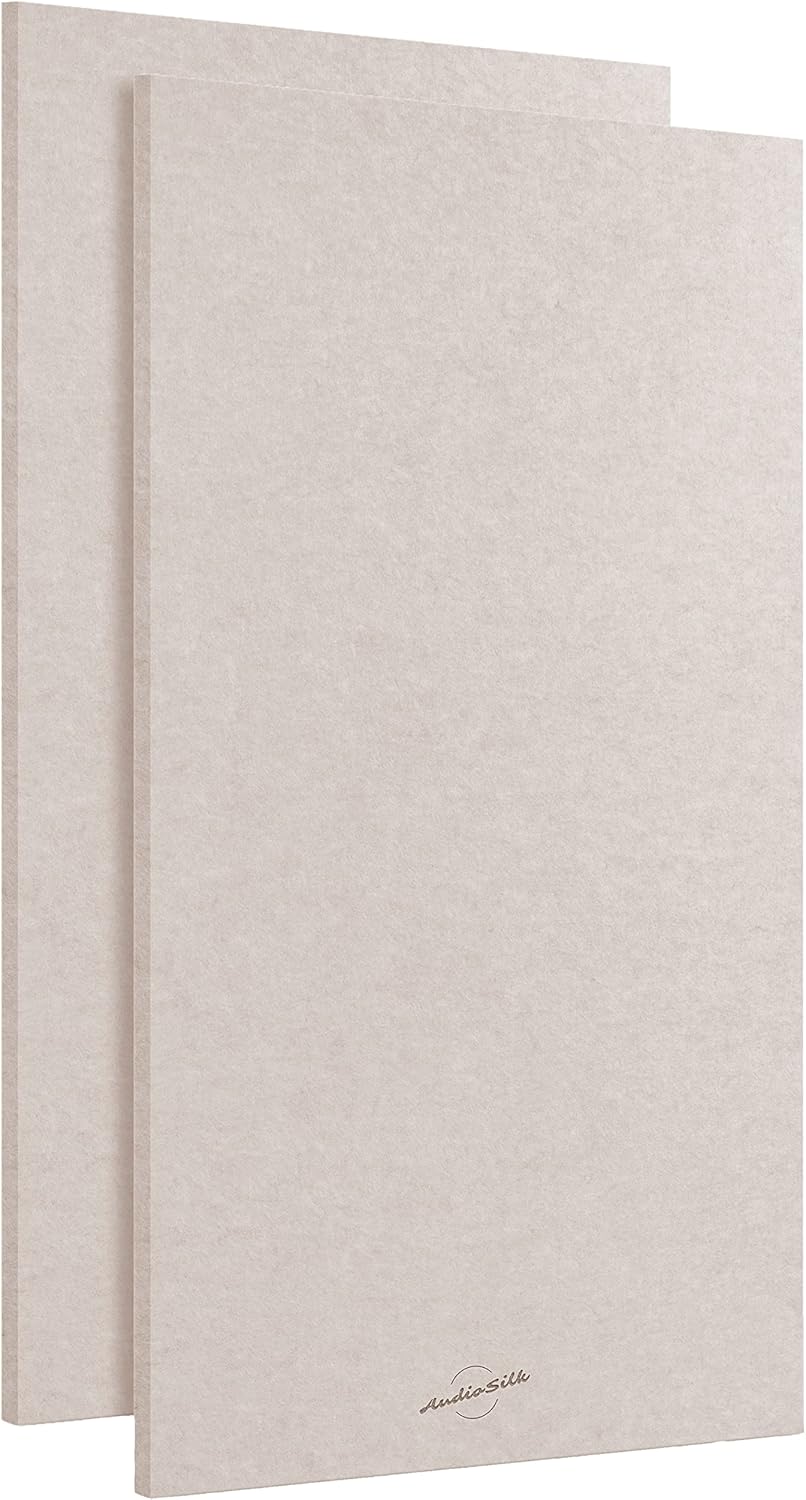 Acoustic Panels, 2 Pack, Large, 46" x 23", Natural