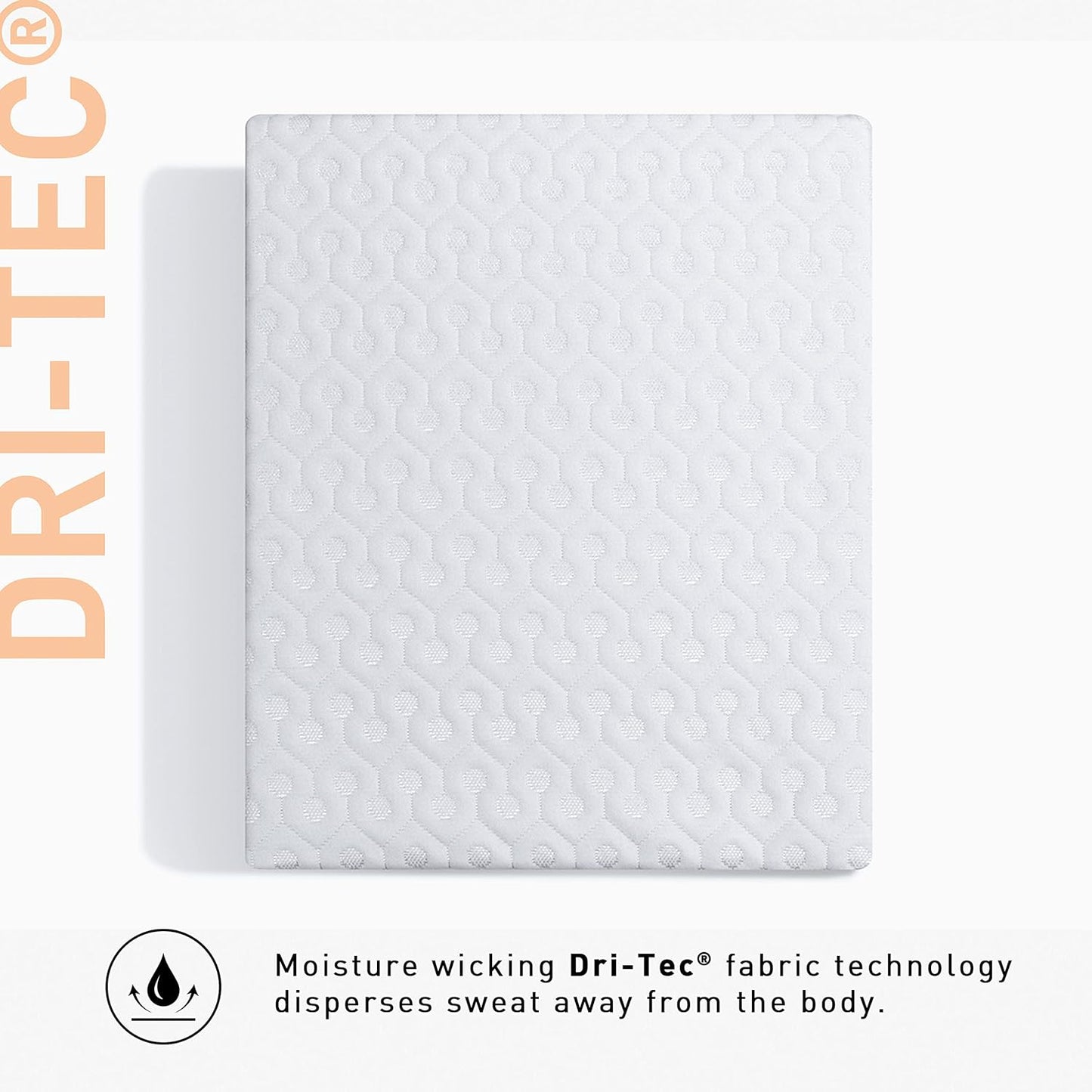 Bedgear Cal King Dri-Tec Mattress Protector – Waterproof, Breathable, Washable, Adjustable Base Compatible – Deep Pocket Fitted Pad Fits 18” Mattress – White