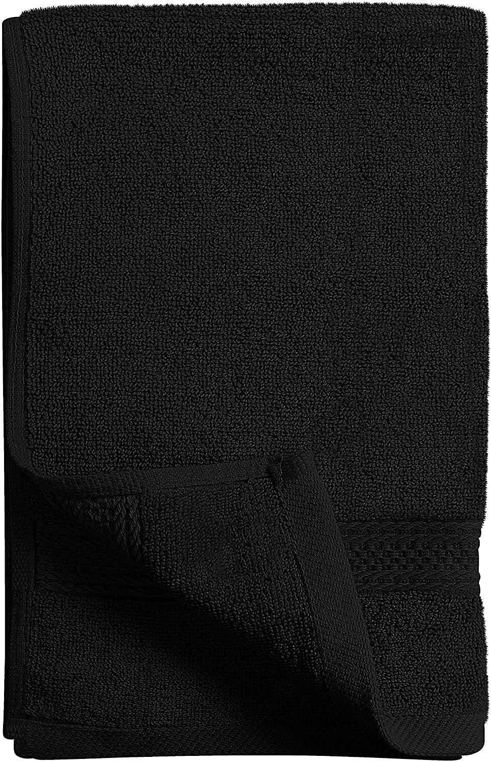 Utopia Towels 72 Pack Premium Hand Towels Set, (16 x 28 inches) 100% Ring Spun Cotton, Ultra Soft and Highly Absorbent 600GSM Towels for Bathroom, Gym, Shower, Hotel, and Spa (Black)
