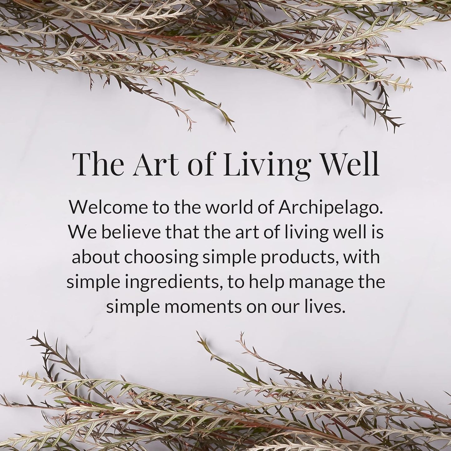 Archipelago Botanicals Hand-Poured Soy Wax Blend Scented Candle with Fragrance Oils, Lead-Free Cotton Wicks, Glass Candle Jar with Gift Box, Burns Approx. 60 Hours, Arugula, 10 Oz.