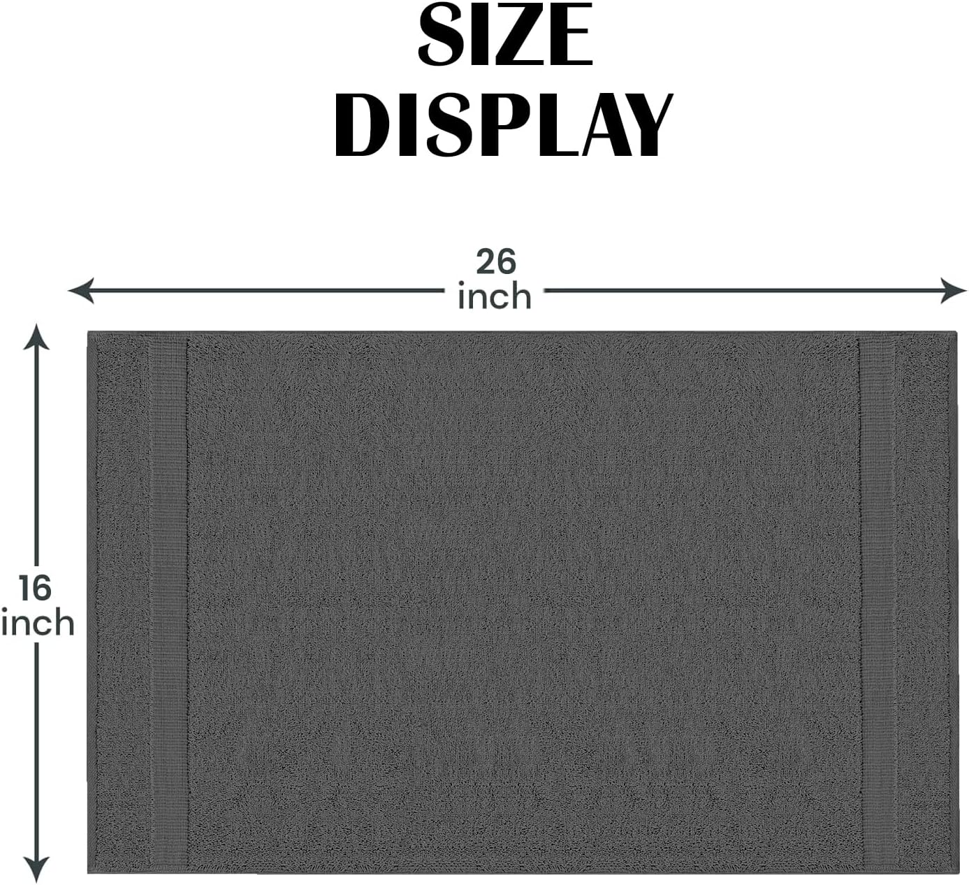 50 PK Saloon Towel Dark Grey