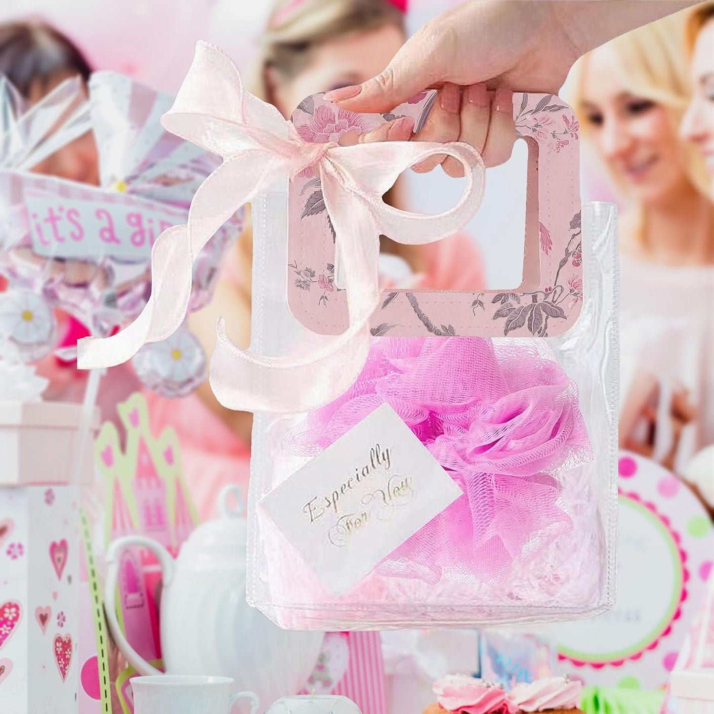 48 Bath or Shower Sponge Loofahs Pouf Mesh Assorted Colors Wholesale Bulk Lot