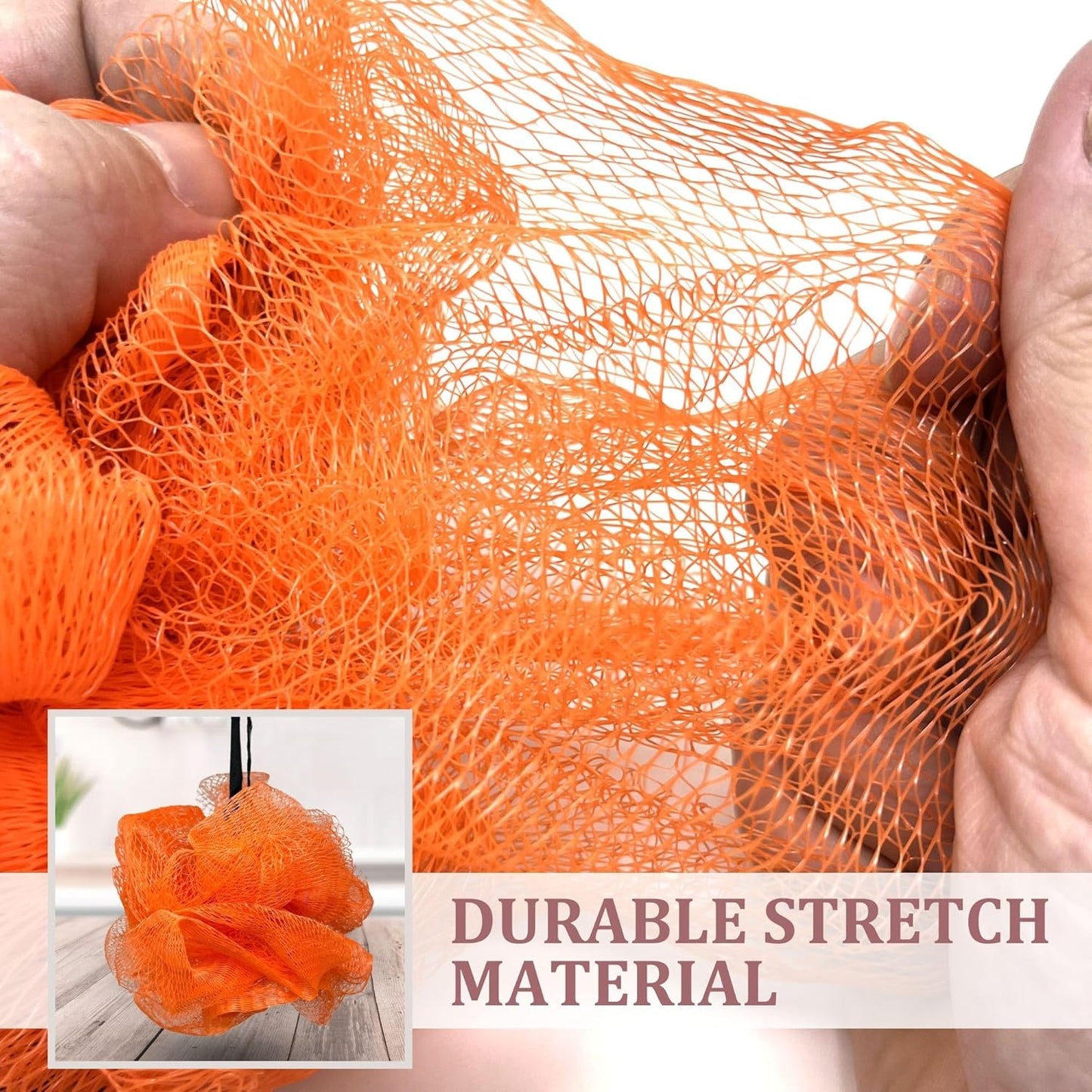 48 Bath or Shower Sponge Loofahs Pouf Mesh Assorted Colors Wholesale Bulk Lot