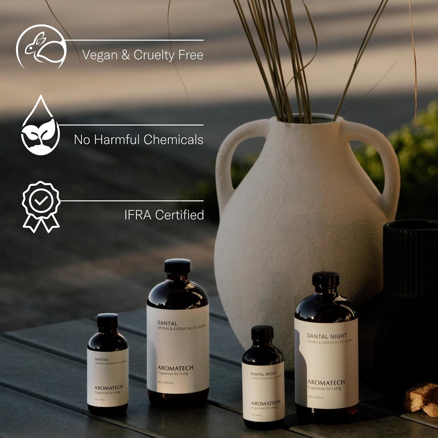 Aromatech Fig & Orange Blossom Aroma Essential Oil Blend: Hotel Inspired Aromatherapy with for Ultrasonic Diffusers & Nebulizers - 0.3 fl oz, 10 mL
