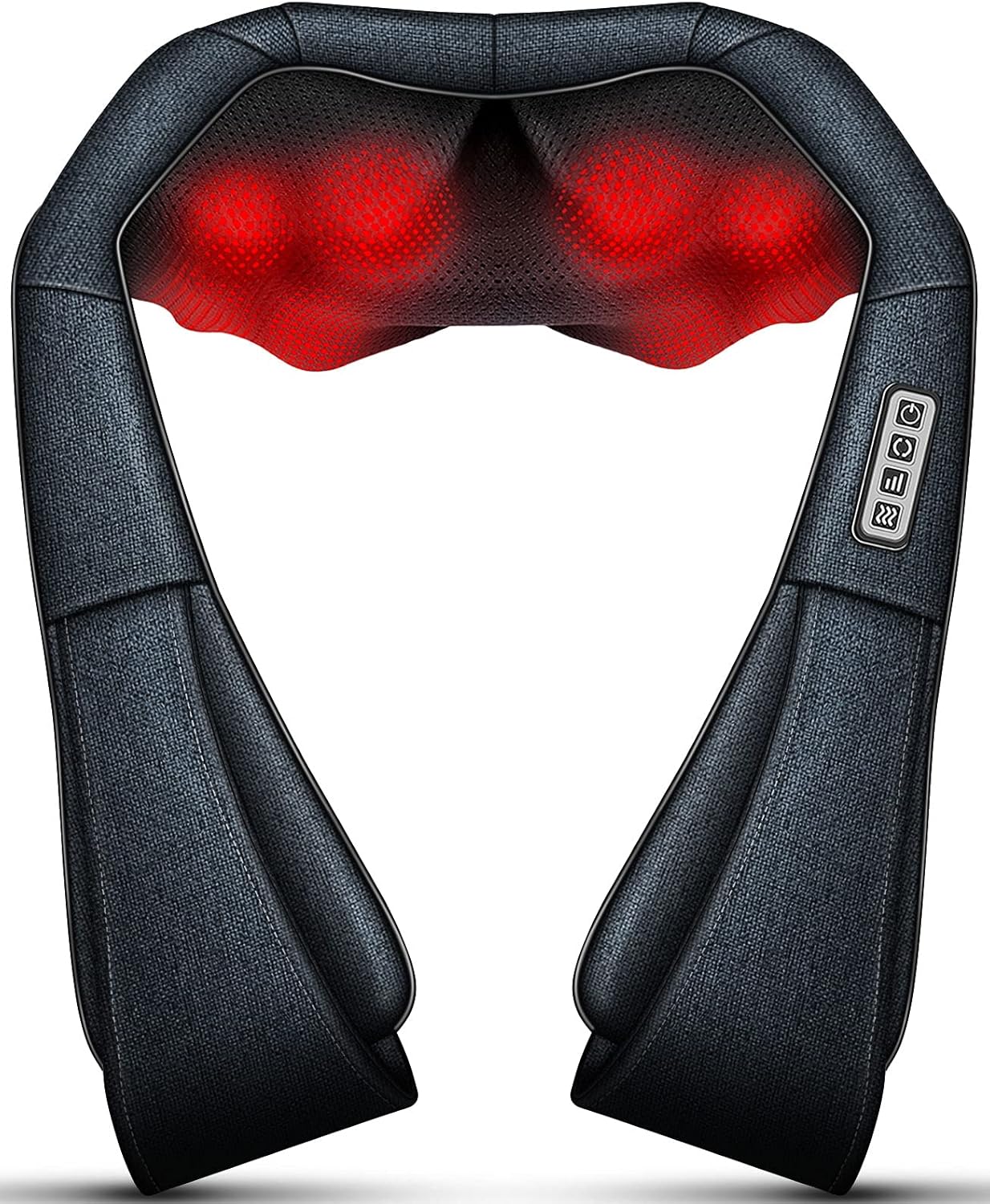 Mo Cuishle Shiatsu Neck and Back Massager with Heat – Deep Kneading for Shoulder and Neck – Ideal Gift for Men, Women, Mom, Dad Him & Her – Perfect for Christmas, Mother's Day, Father's Day, Birthdays