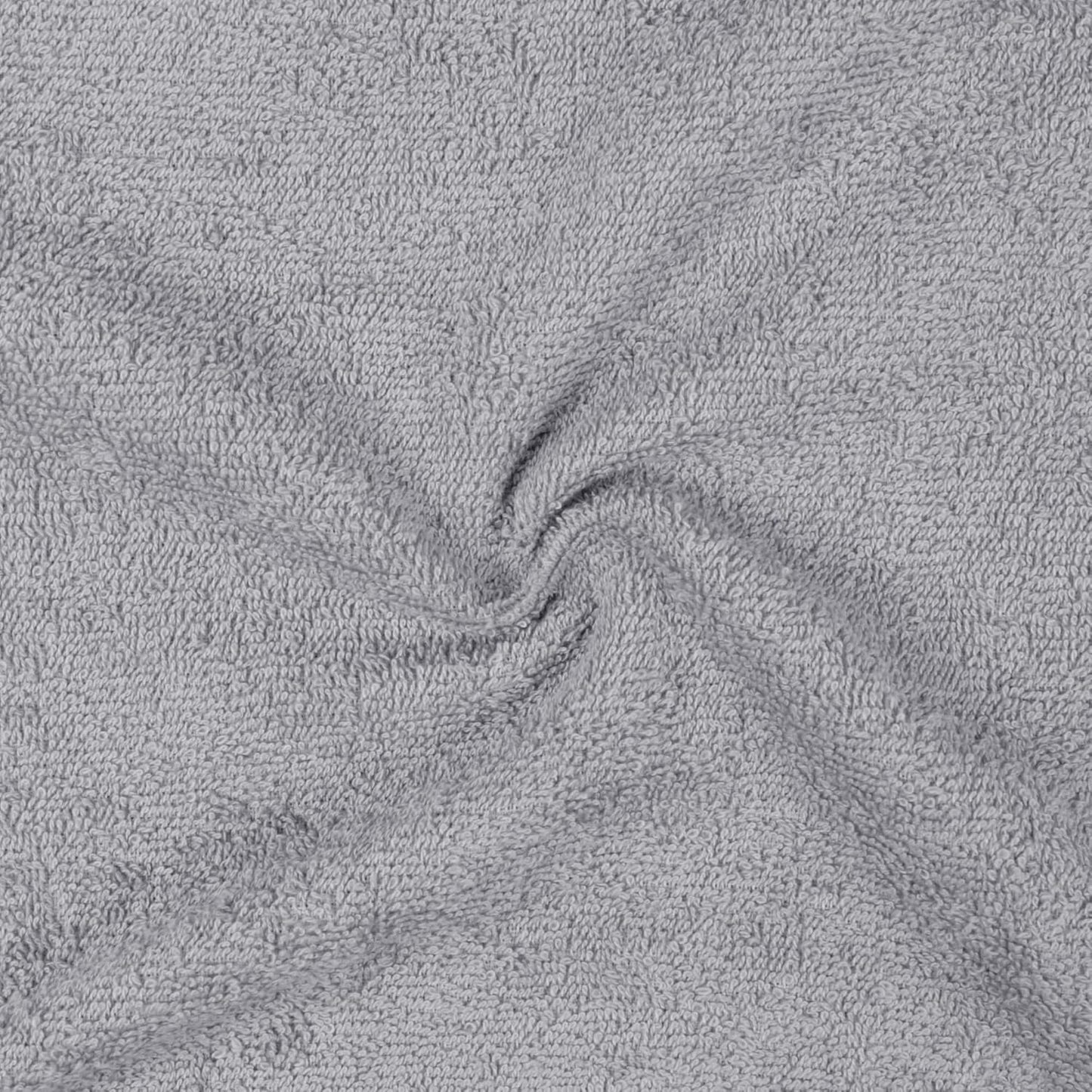 Amazon Basics Fast Drying Cotton Washcloths for Bathroom, Machine Washable, Extra Absorbent, 12 x 12 in, Gray, 24-Pack