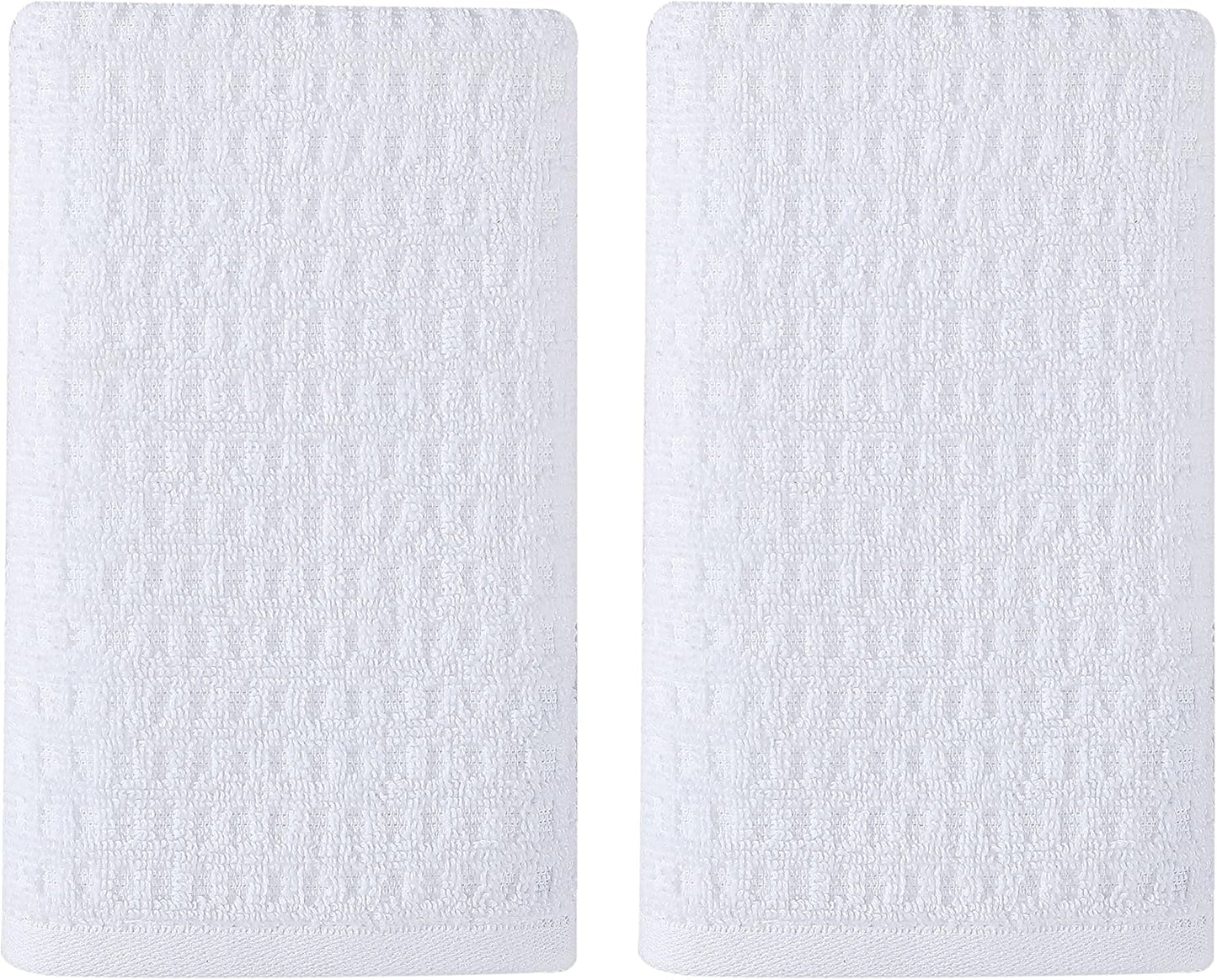 Tommy Bahama- Hand Towel Set, Highly Absorbent Cotton Bathroom Decor, Low Linting & Fade Resistant (Northern Pacific White, 2 Piece)