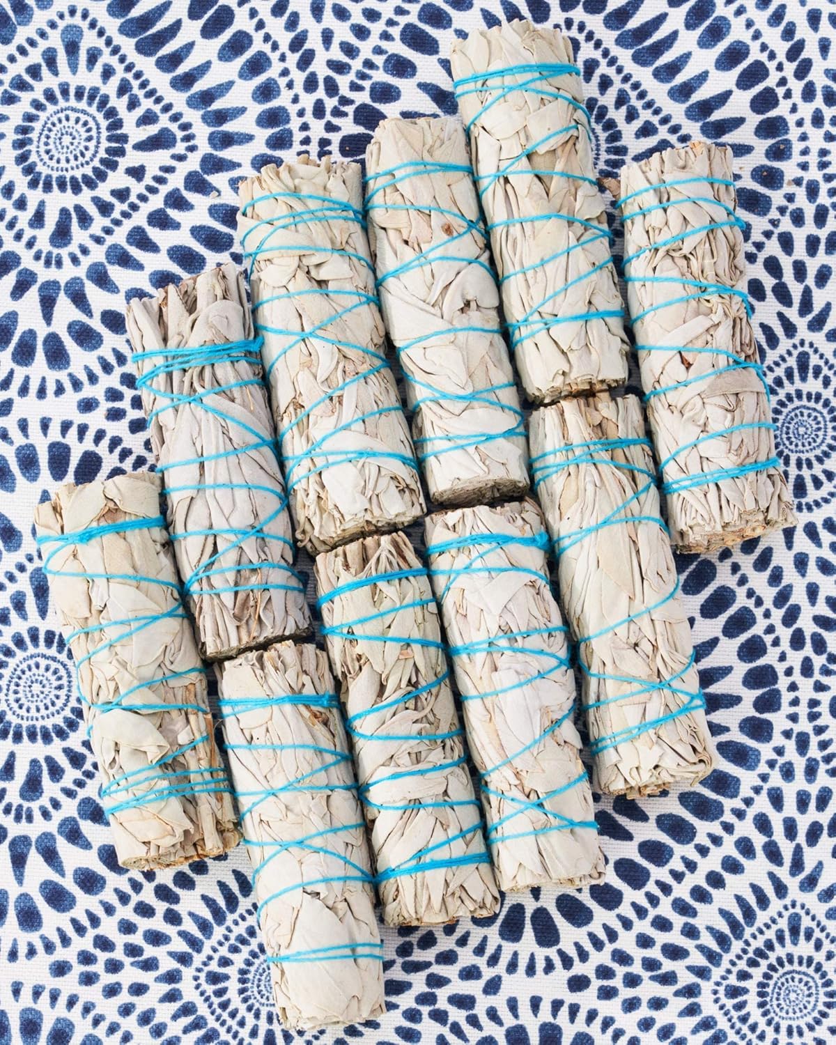 10 White Sage Smudge Sticks ~ Sustainably Grown Sage Bundles for Smudging, Smudge Kit, Ceremony, Spiritual Use, Home & Office Cleansing or Smoke Cleanse (10 Pack)
