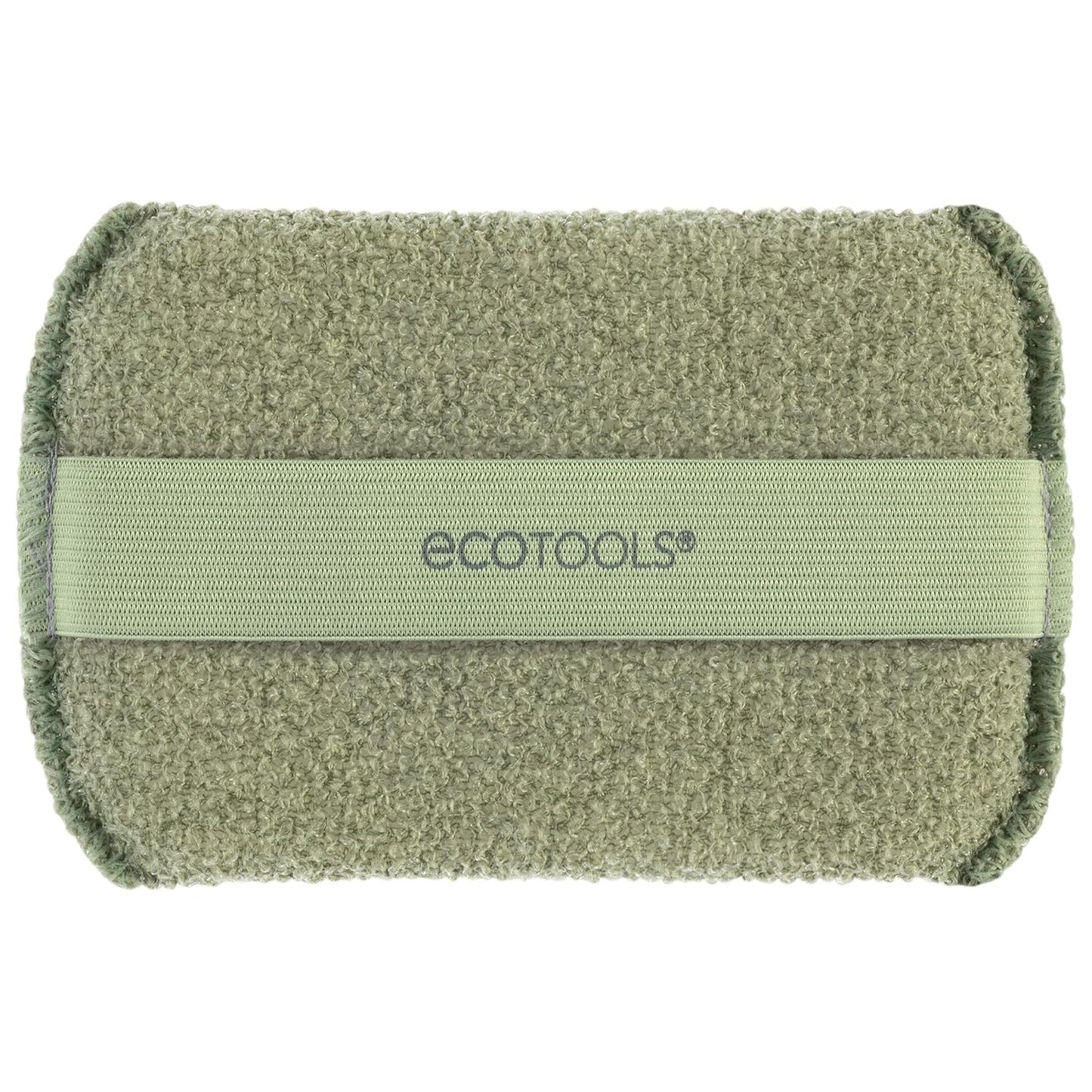EcoTools Exfoliating Body Buffer, for Body Cleansing, Designed with Strap, Sustainable and Vegan Body Scrubber, 4 Count (Pack of 1)