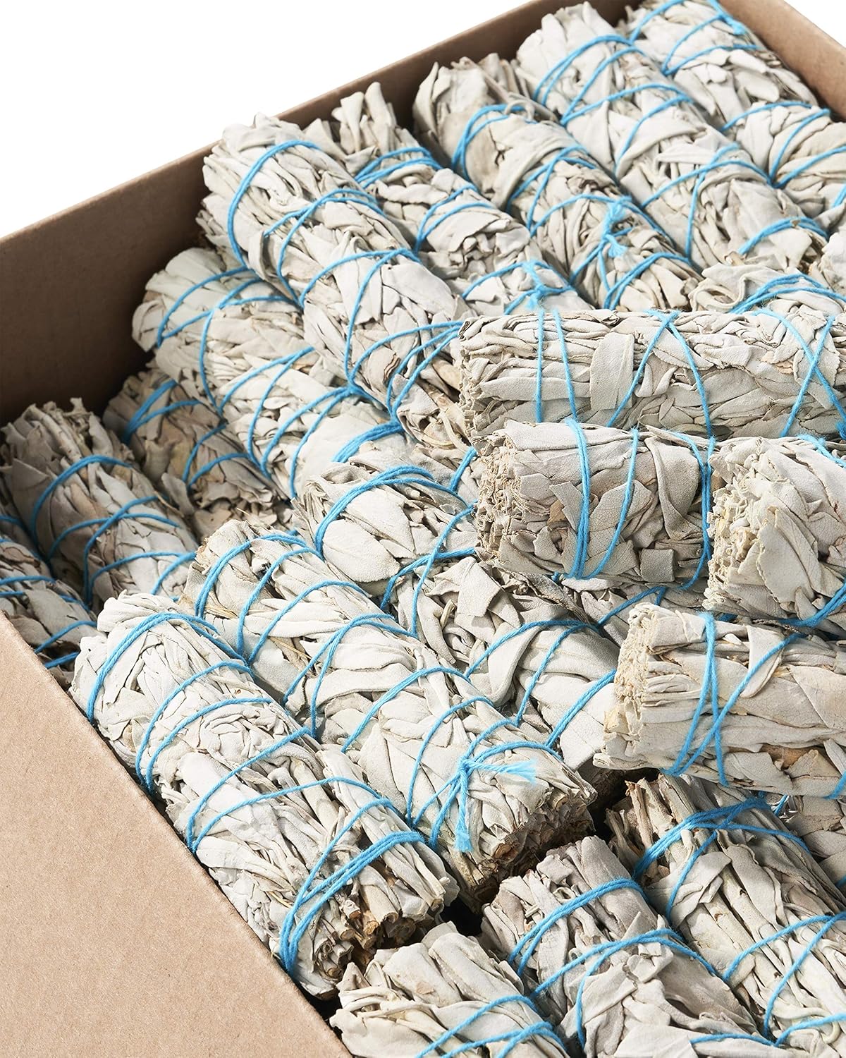 50 White Sage Smudge Sticks 4" ~ Sustainably Harvested ~ for Cleansing & Smudging with Instructions (4" 50 Pack)