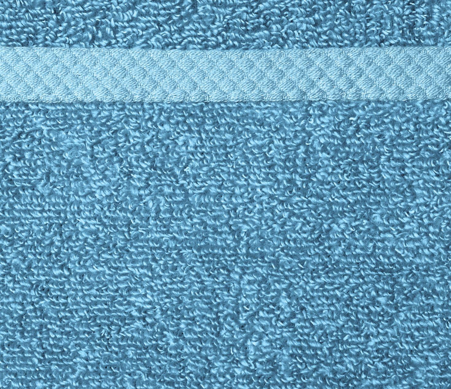 Amazon Basics Cotton Washcloths, Quick-Dry, 12" x 12", 12-Pack, Lake Blue