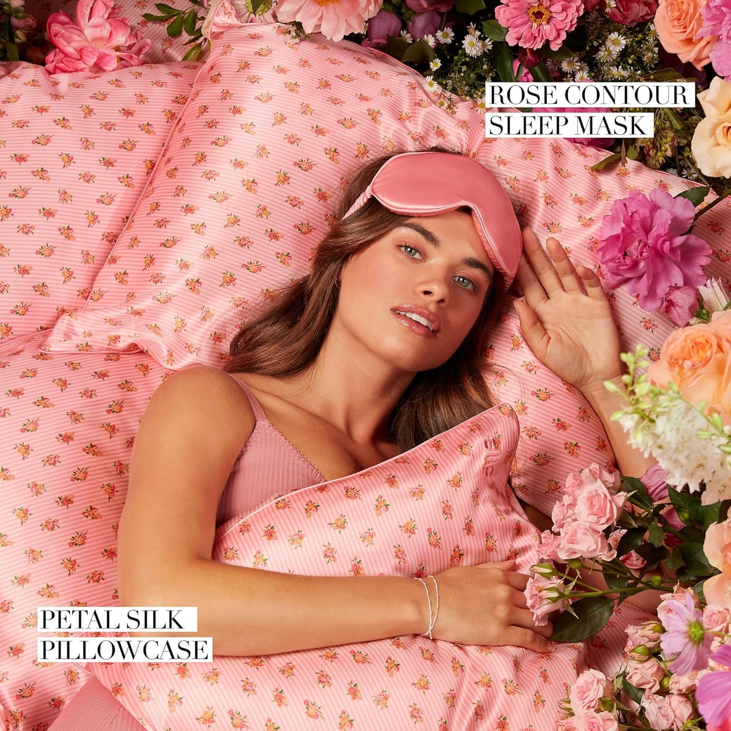slip The Original Queen Pure Silk Pillow Case - 100% Pure 22 Momme Mulberry Silk - Queen Size Standard Pillow Case - Anti-Aging, Anti-BedHead, Anti-Sleep Crease, Petal (20" x 30")