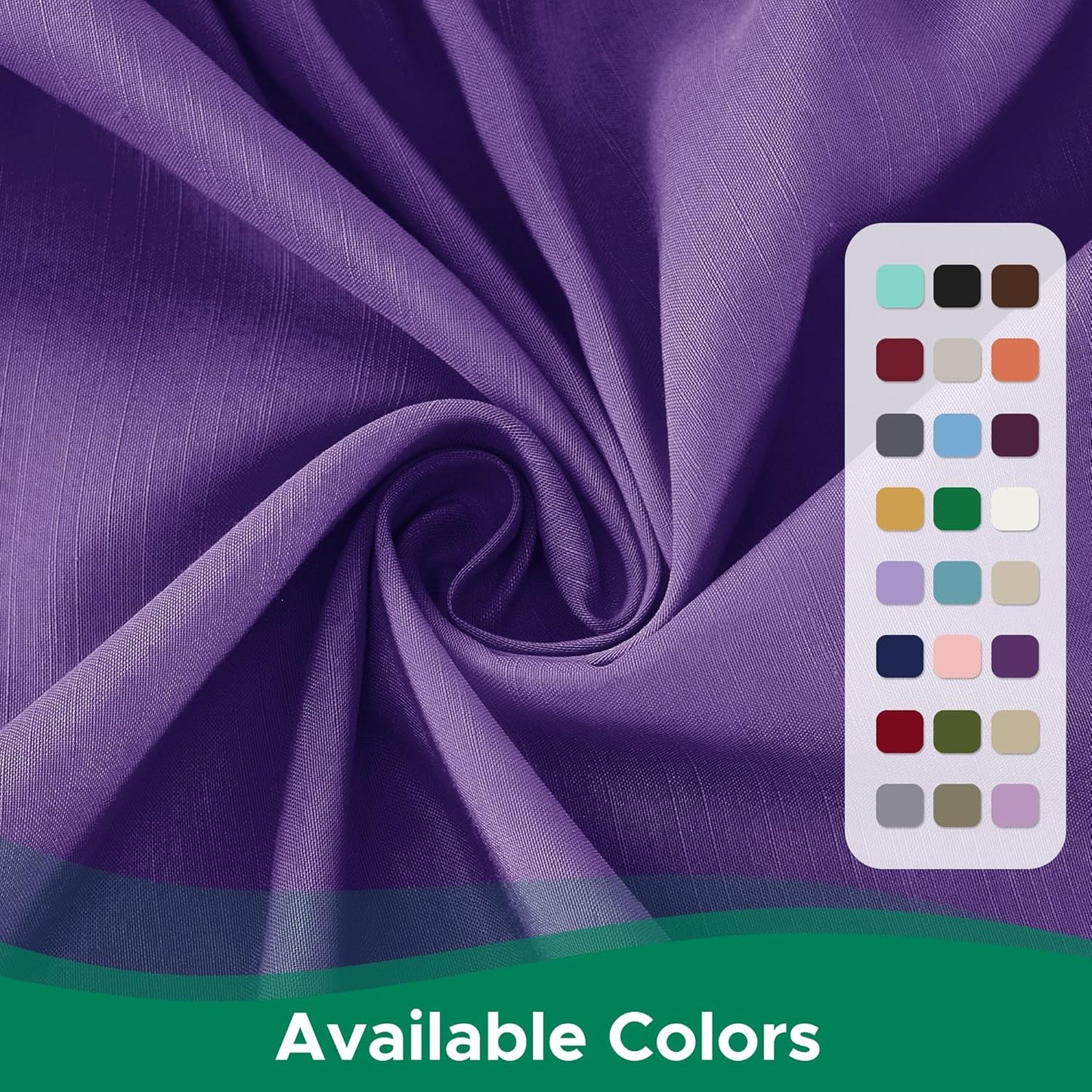 Biscaynebay Wrap Around Bed Skirts for Full & Full XL Beds 15" Drop, Purple Adjustable Elastic Dust Ruffles Easy Fit Wrinkle & Fade Resistant Silky Luxurious Fabric Machine Washable