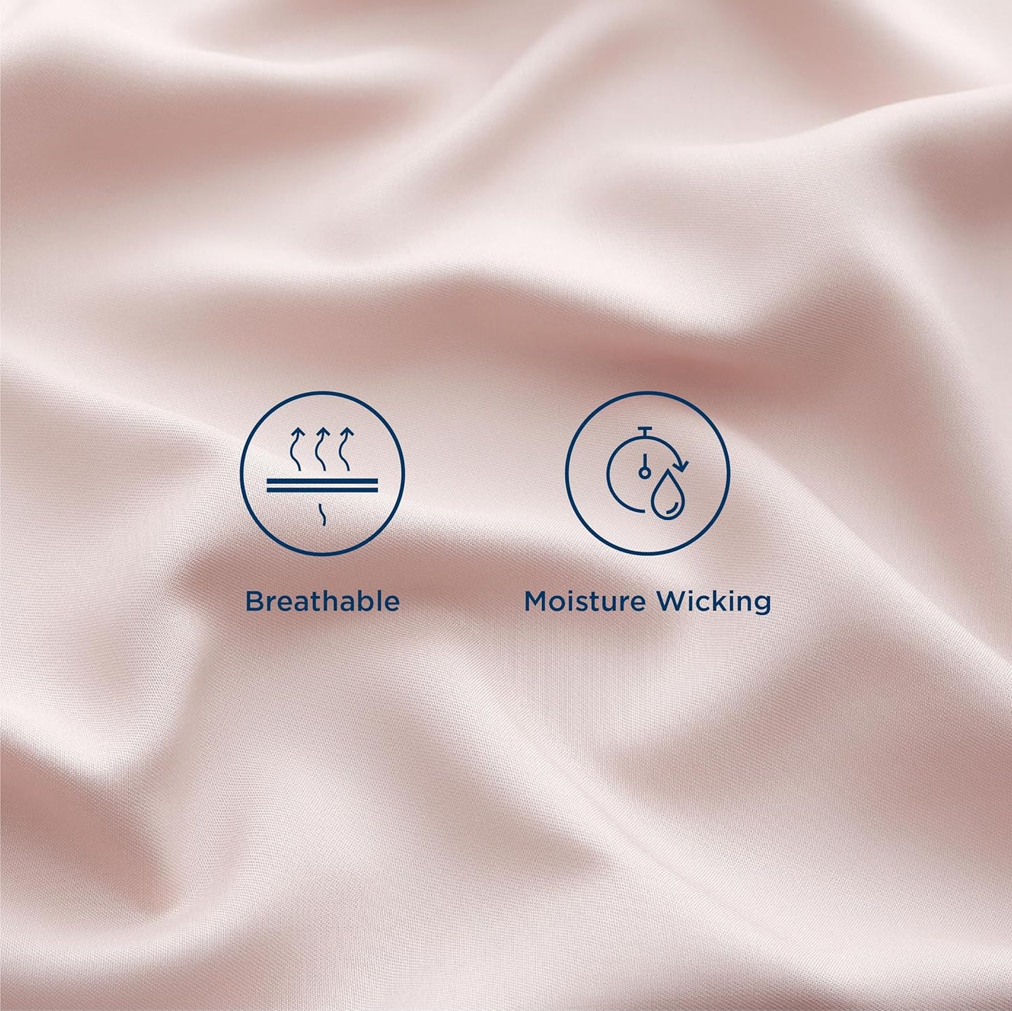 Bedsure Queen Sheet Set, Rayon Derived from Bamboo, Cooling Sheets, Breathable & Soft, Deep Pocket Up to 16 Inches, Hotel Luxury Silky Bedding for Hot Sleepers, Pink