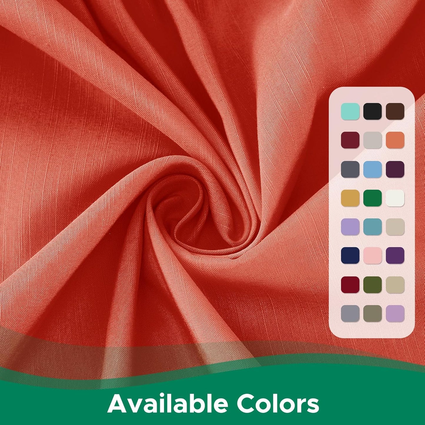 Biscaynebay Wrap Around Bed Skirts with Adjustable Belts for Twin & Twin XL Beds 15" Drop, Coral Elastic Dust Ruffles with Adjustable Belts Silky Luxrious Fabric Machine Washable
