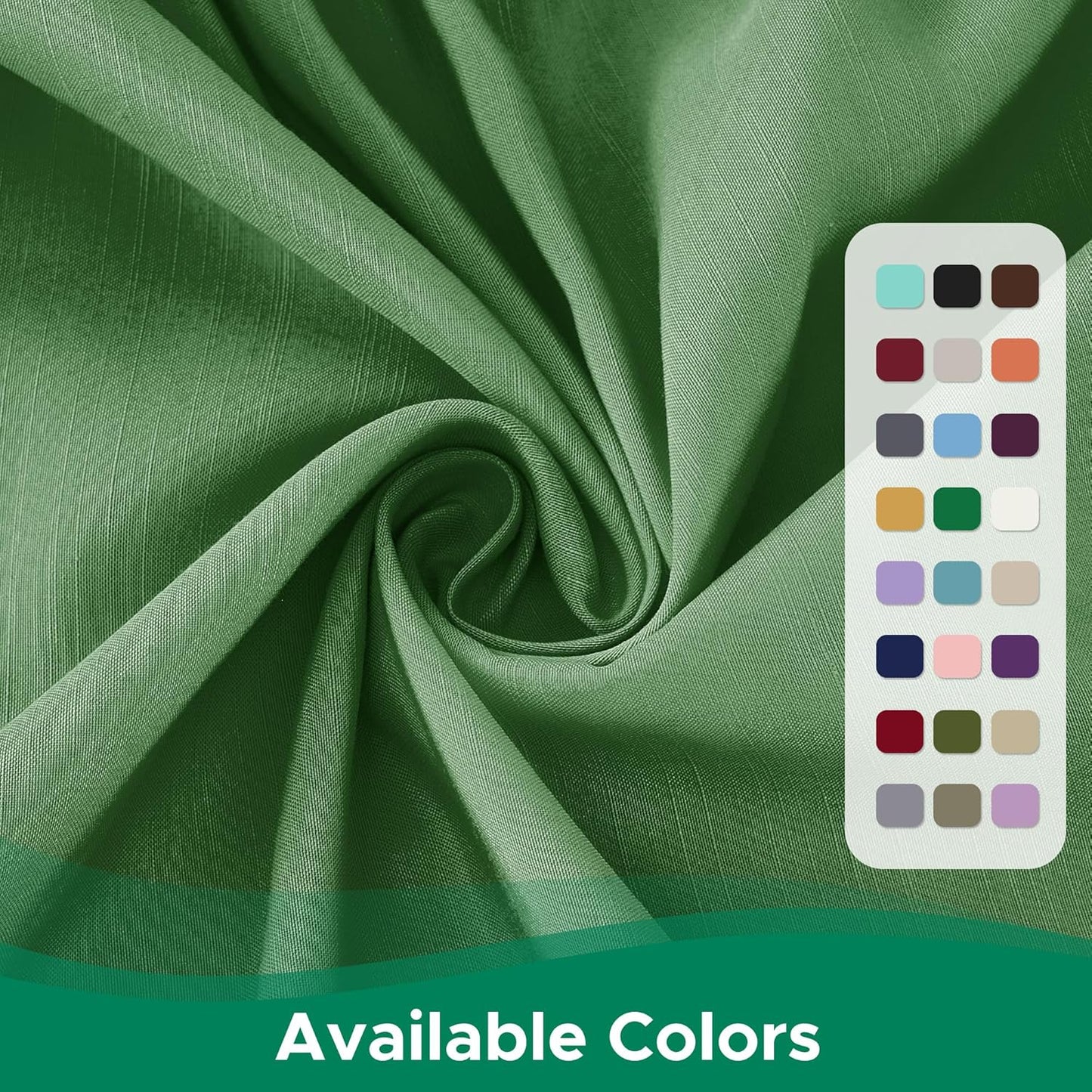 Biscaynebay Wrap Around Bed Skirts for King & Cal King Beds 15" Drop, Sage Adjustable Elastic Dust Ruffles Easy Fit Wrinkle & Fade Resistant Silky Luxurious Fabric Machine Washable