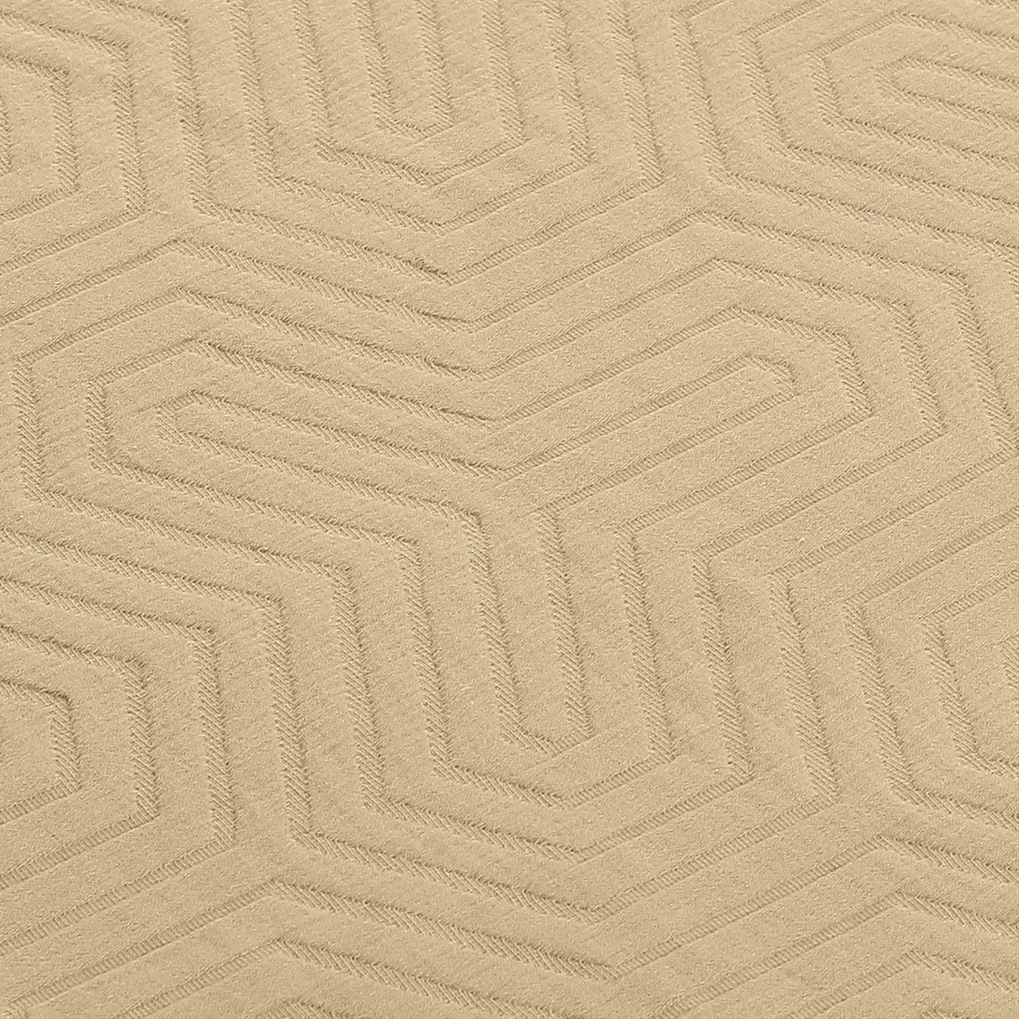 Threadmill Luxury Cotton Blankets for Twin Size Bed | All-Season 100% Cotton Twin Blanket for Bed | Aster Jacquard Lightweight, Soft & Cozy Coverlet, 350GSM, 68 x 90 inches | Beige
