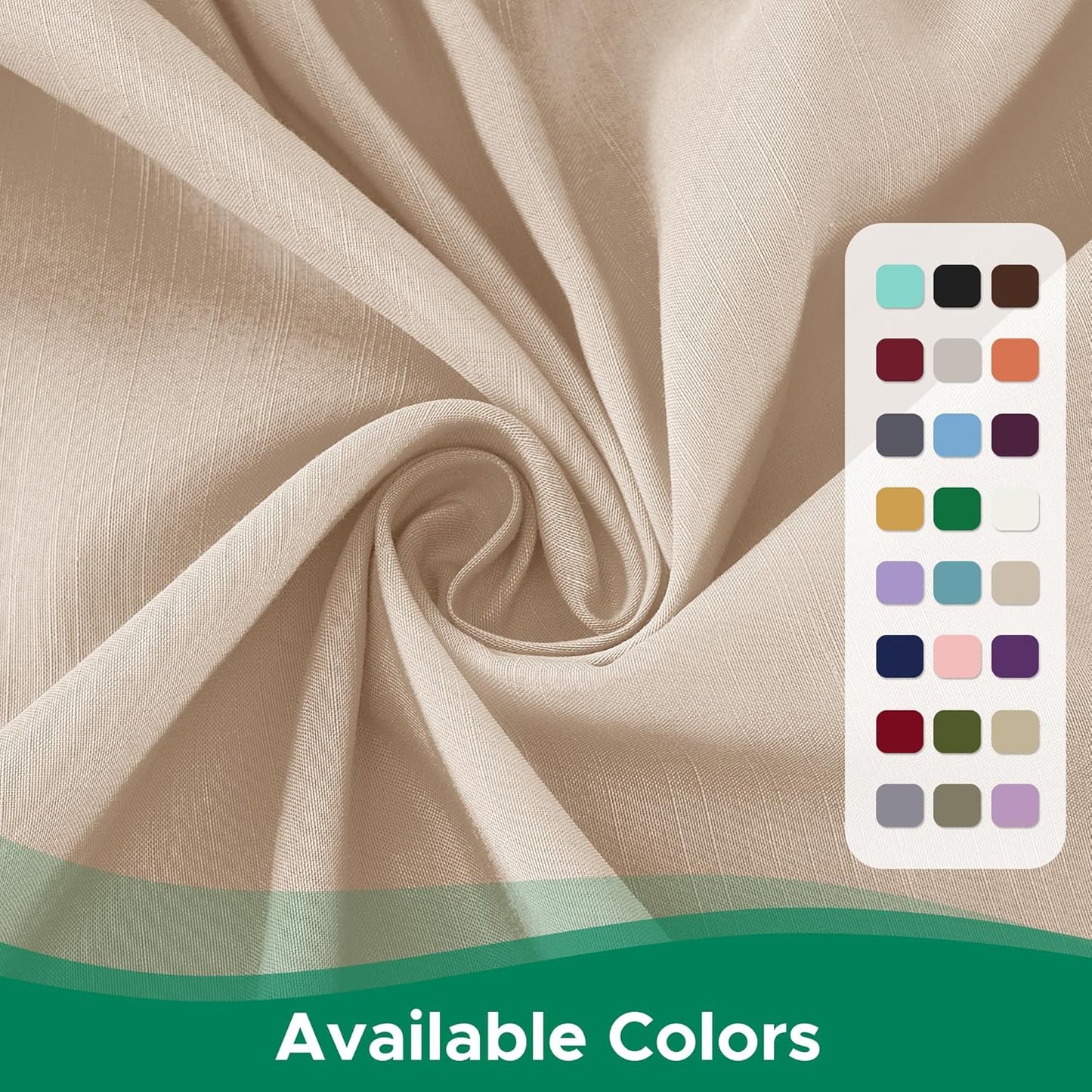 Biscaynebay Wrap Around Bed Skirts for Queen Beds 16" Drop, Sand Adjustable Elastic Dust Ruffles Easy Fit Wrinkle Resistant Silky Luxurious Fabric Machine Washable