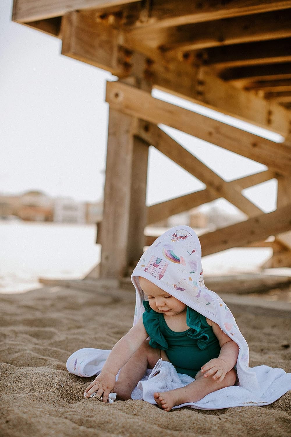 Copper Pearl Hooded Bath Towels Premium Knit/Terry Cloth Baby Towels with Hood, Pockets, and Cool Designs - Great to Gift and Make Bath Time Fun - Baby Bath Towel, Enchanted