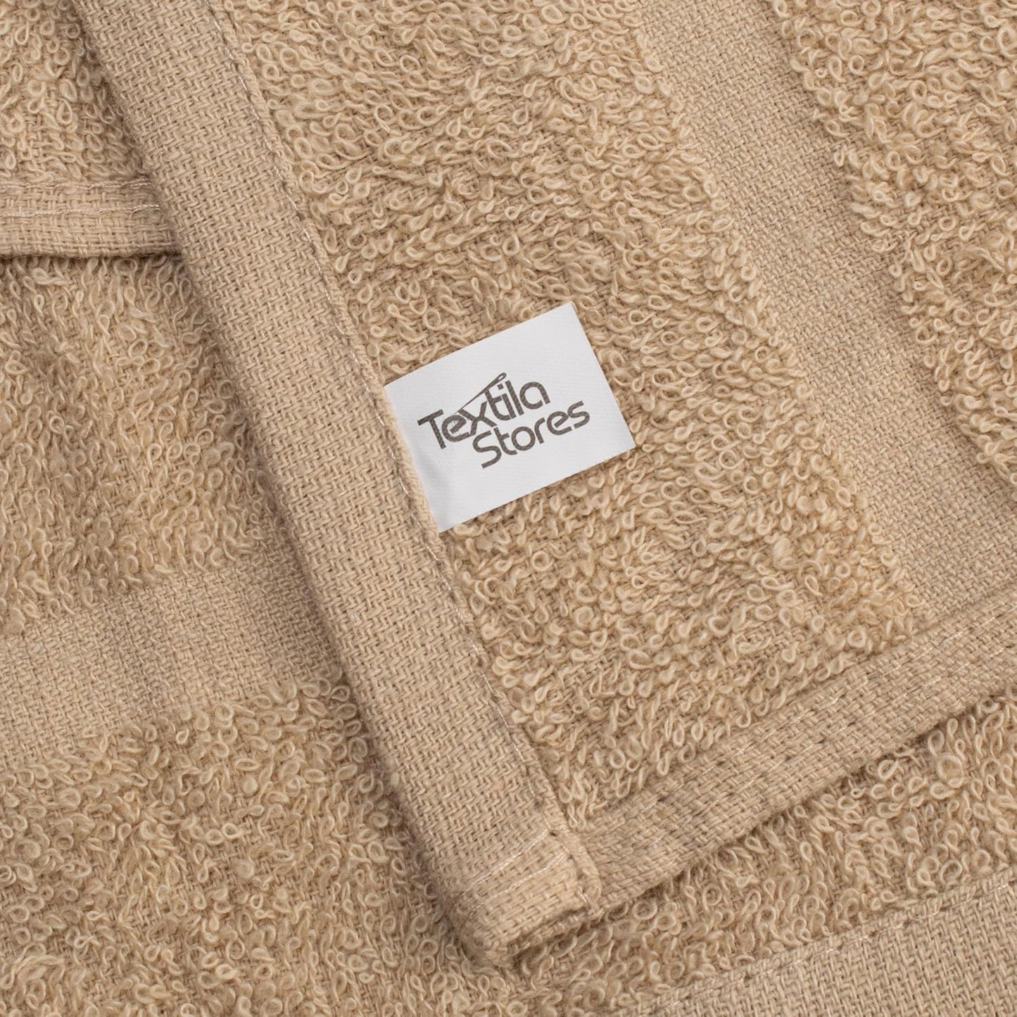Basic Hand Towels 16x26 Inches – Pack of 24 – Beige Color – Soft and Absorbent Multipurpose Cotton Towels for Bathroom, Spa, Gym, Salon, Hotel, and Everyday Use
