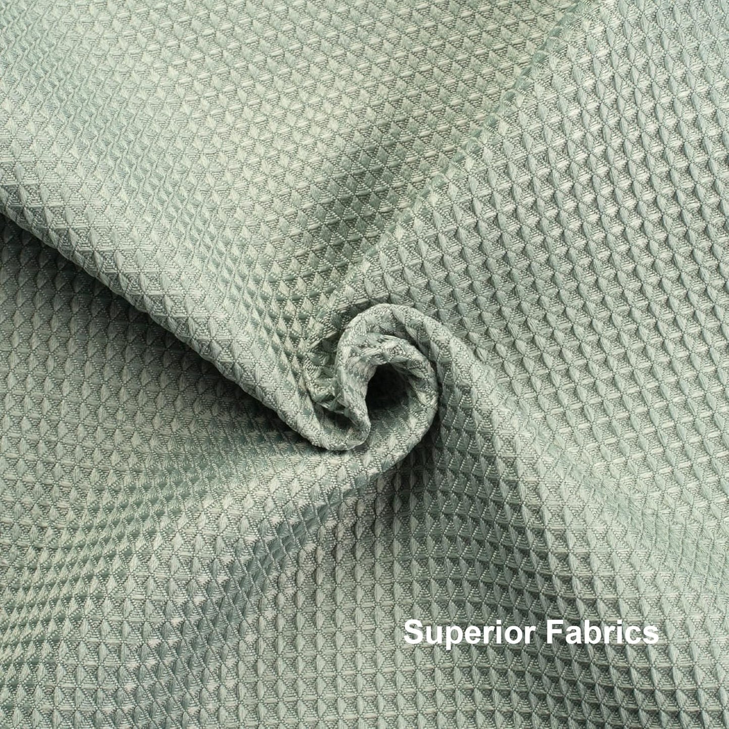 AmazerBath Waffle Shower Curtain, Sage Green Fabric, Long With Waffle Weave Heavy Duty Hotel Quality for Bathroom, 72 x 78 Inches