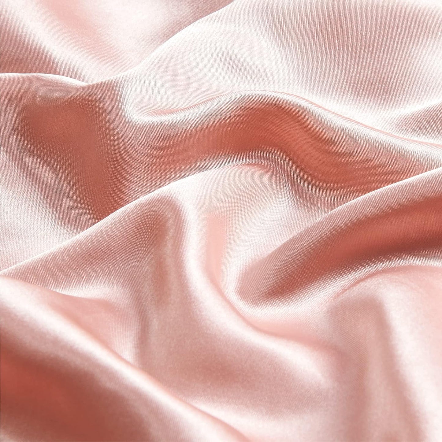 BEDELITE Satin Pillowcase for Hair and Skin, Super Soft and Cooling Similar to Silk Pillow Cases 2 Pack with Envelope Closure, Gift for Women Men(13"x18" Toddler Size, Coral)