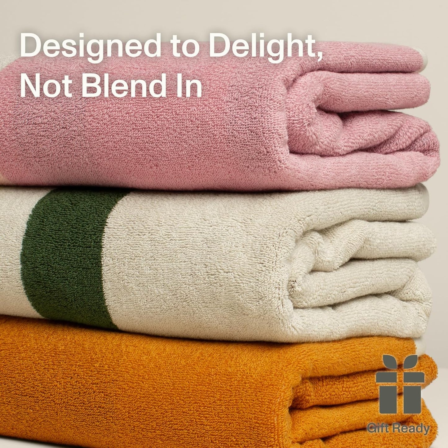 Towels - Ultra Soft, Thick and Plush, Reversible - 2 PC Luxury Bath Sheets (35"x 70"), 550 GSM,100% Combed Cotton, Made in Portugal, Perfect for Home and Bathroom,Amber Charcoal-Janus