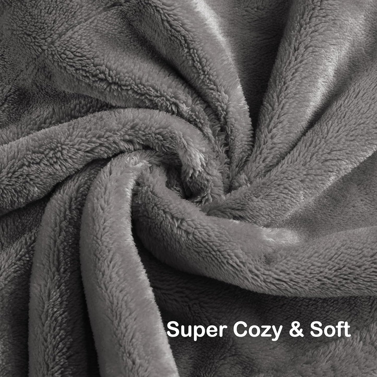 Electric Heated Blanket Full Size 72"x84", 5 Heating Levels & 10 Hours Auto Off, Single Control, Cozy Large Oversized, Cozy for Bed, Sofa, & Office, Machine Washable, Light Gray