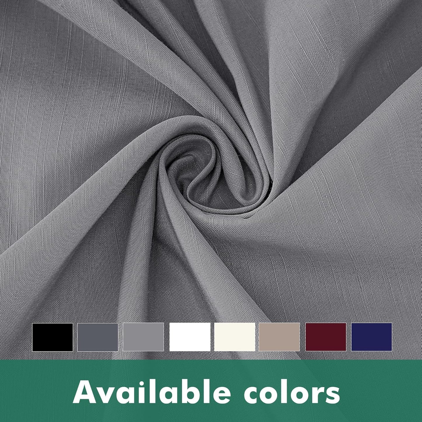 Biscaynebay Wrap Around Bed Skirts with Split Corners for King Beds 21" Drop, Silver Grey Elastic Dust Ruffles Easy Fit Wrinkle & Fade Resistant Silky Luxurious Fabric Solid Machine Washable