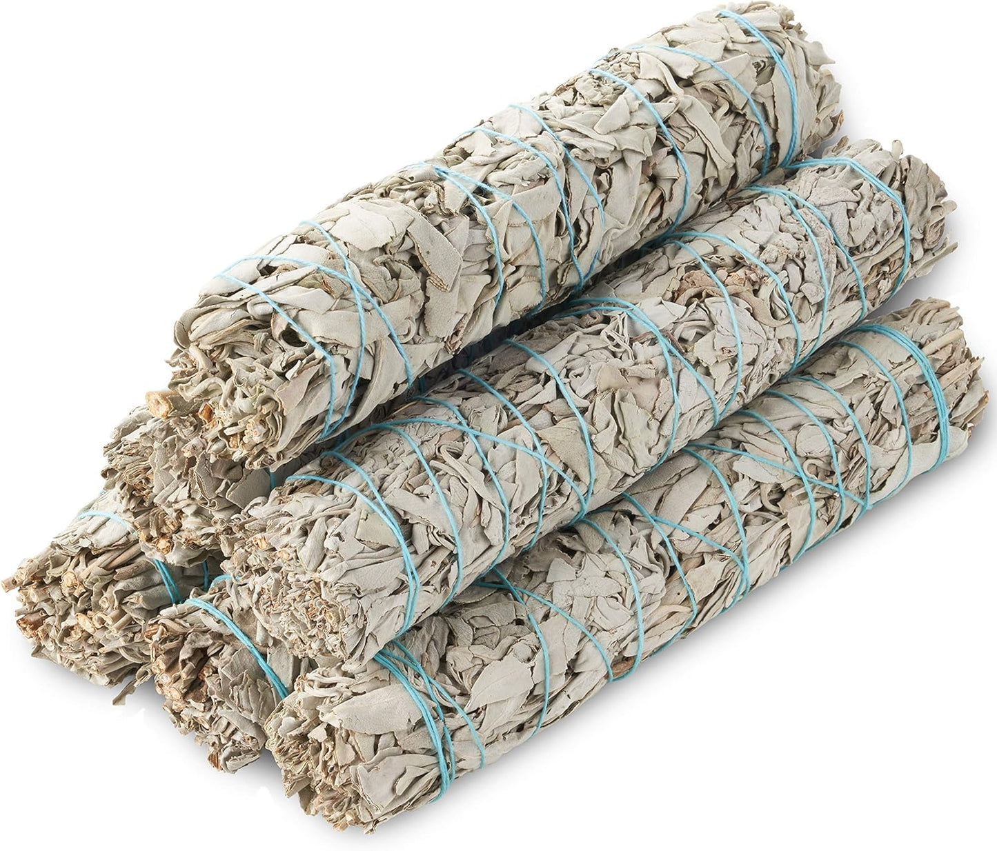 9-Inch White Sage Smudge Sticks ~ Sustainably Harvested ~ for Smudging & Cleansing ~ Instructions Included (6 Pack)