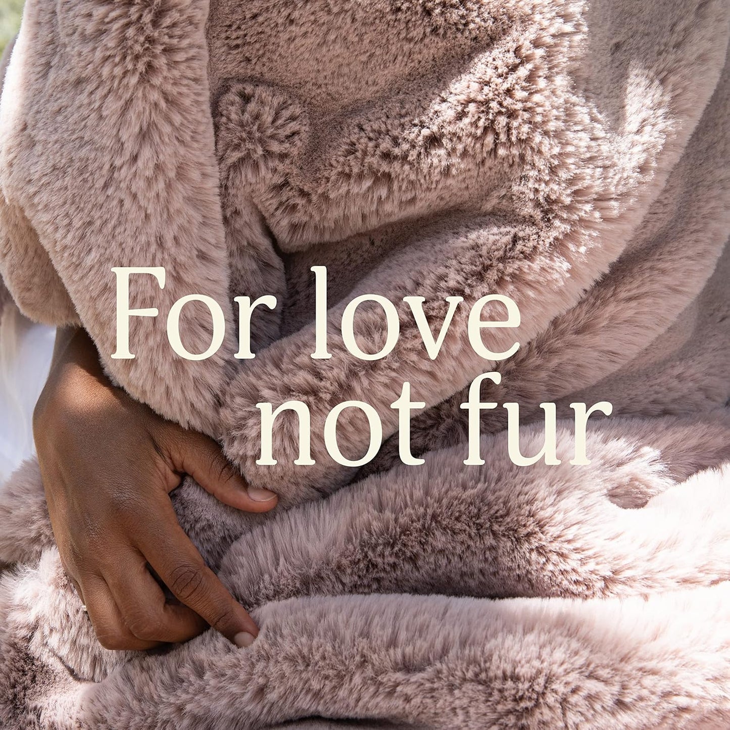 UnHide Marshmallow - Faux Fur Blanket - Heavy Weight, Extra Soft Blanket - Made from Recycled Materials - Machine Washable - Medium (60" x 80") - Charcoal Charlie