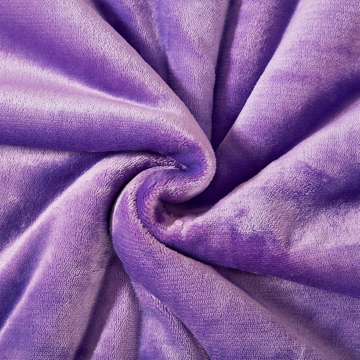 SOCHOW Sherpa Fleece Throw Blanket, Double-Sided Super Soft Luxurious Plush Blanket King Size, Purple 90inch X108''