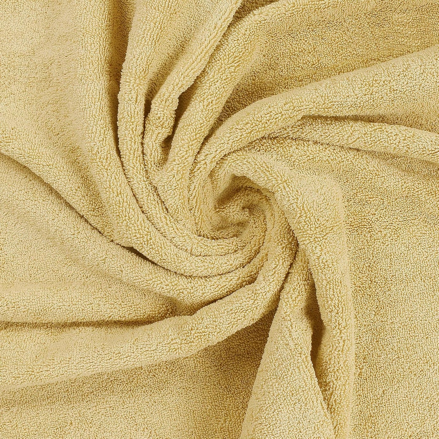 Utopia Towels 8-Piece Premium Towel Set, 2 Bath Towels, 2 Hand Towels, and 4 Wash Cloths, 600 GSM 100% Ring Spun Cotton Highly Absorbent Towels for Bathroom, Gym, Hotel, and Spa (Beige)