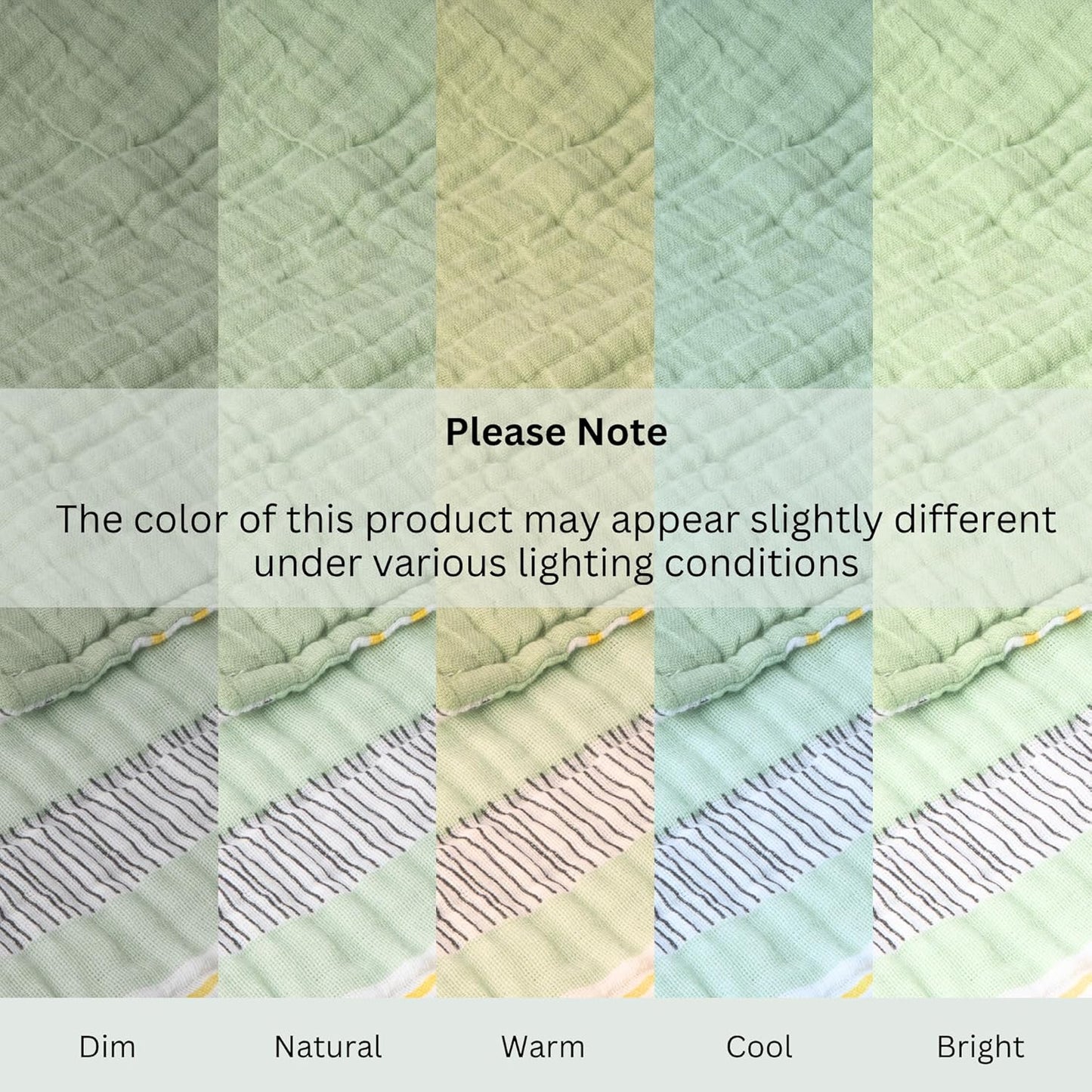Salt Earth 100% Cotton Muslin Blanket, Gauze Blanket 55"X75" Twin, 6 Layered for Couch, Bed, Living Room, Home, Lightweight & All Season Blankets & Throws, Easy wash, Skin Friendly (Jadeite/Print)