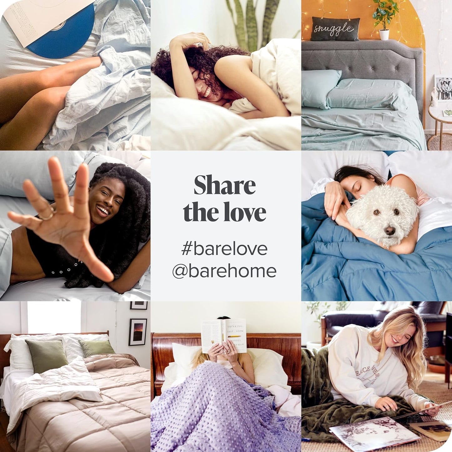 Bare Home Sherpa Fleece Blanket - Twin/Twin Extra Long - Blanket for Bed, Sofa, and Couch - Warm & Lightweight - Fluffy & Soft - Reversible (Twin/Twin XL, Stirling Plaid - Grey/White)