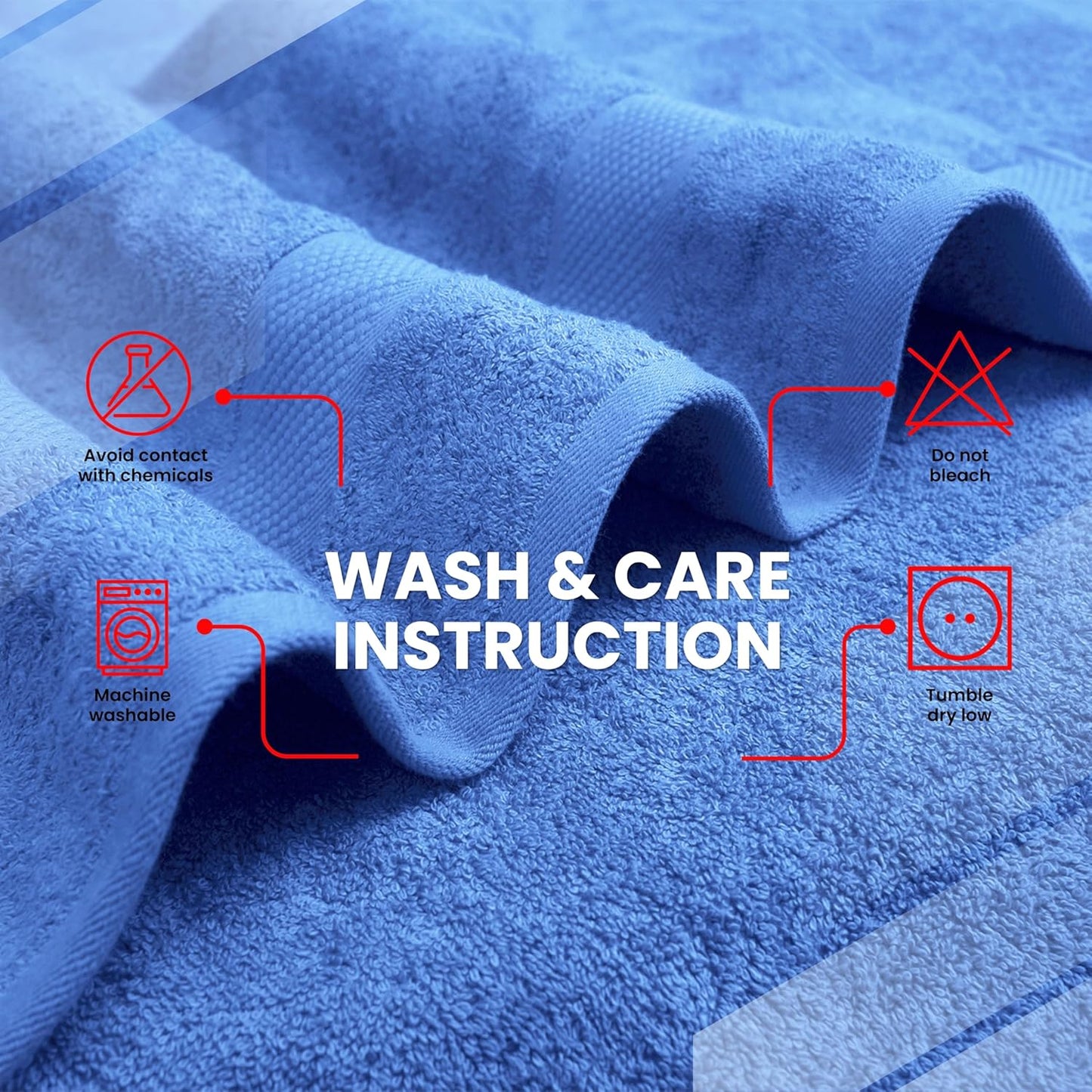 Infinitee Xclusives – Luxury Bath Sheets Towels – 1 Pack 600 GSM (35X70 Inches) – 100% Ring Spun Cotton Large Bath Towels for Bathroom (Eloquent Blue, Bath Sheets - Pack 1)