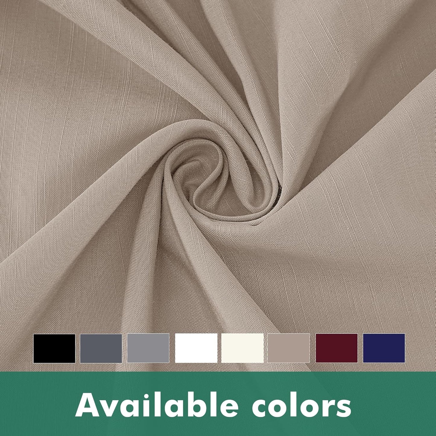 Biscaynebay Wrap Around Bed Skirts with Split Corners for Queen Beds 17" Drop, Light Camel Elastic Dust Ruffles Easy Fit Wrinkle & Fade Resistant Silky Luxurious Fabric Solid Machine Washable