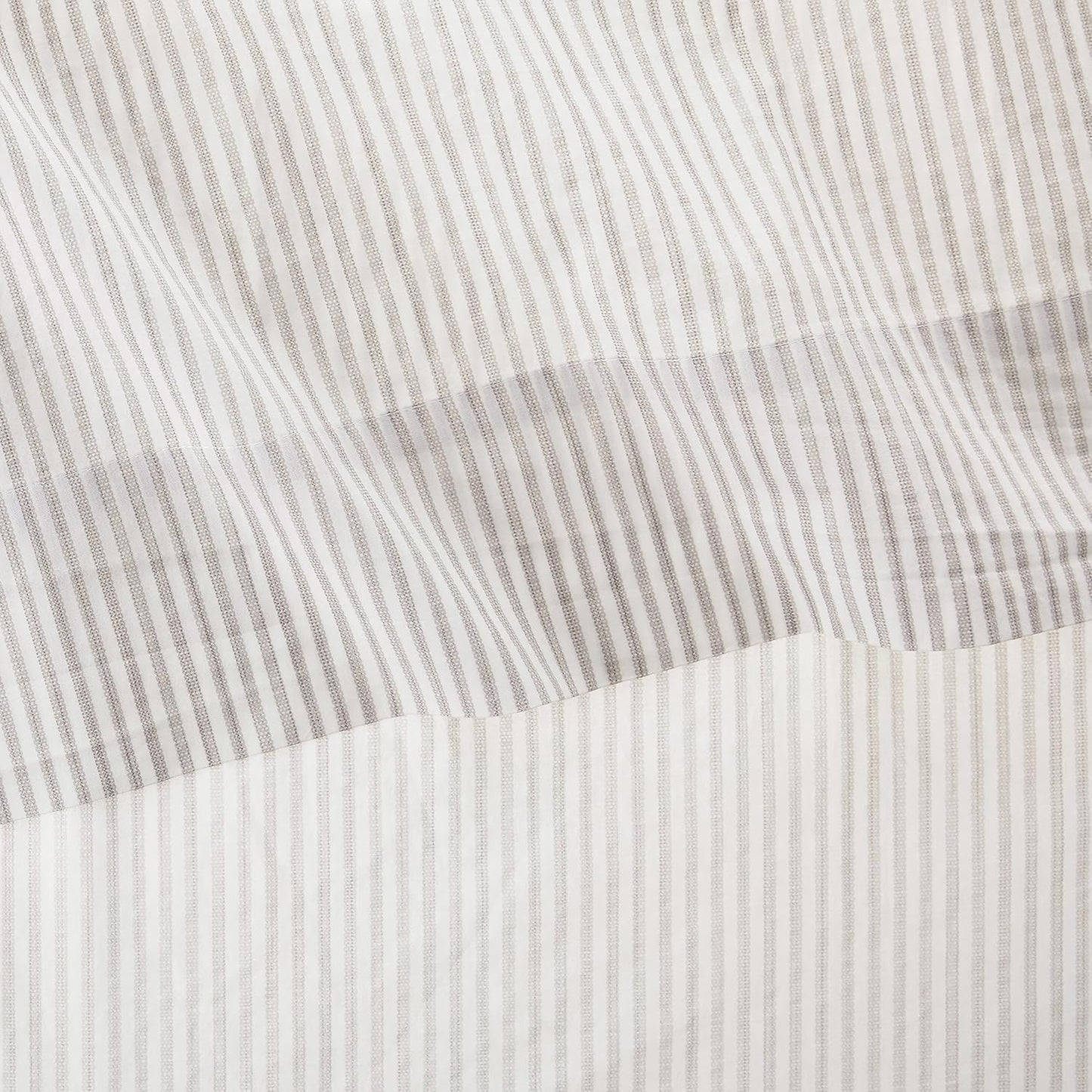 Tommy Bahama - Queen Sheets, Cotton Percale Bedding Set, Crisp & Cool, Stylish Bedding Set (Paloma Beach Grey, Queen)
