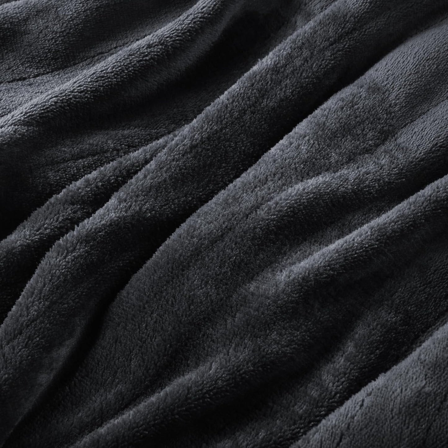 Electric Heated Blanket Queen Size 84"x90", Cozy Large Oversized, 6 Heating Levels & 1-10 Hours Auto Off, Machine Washable, Dark Gray