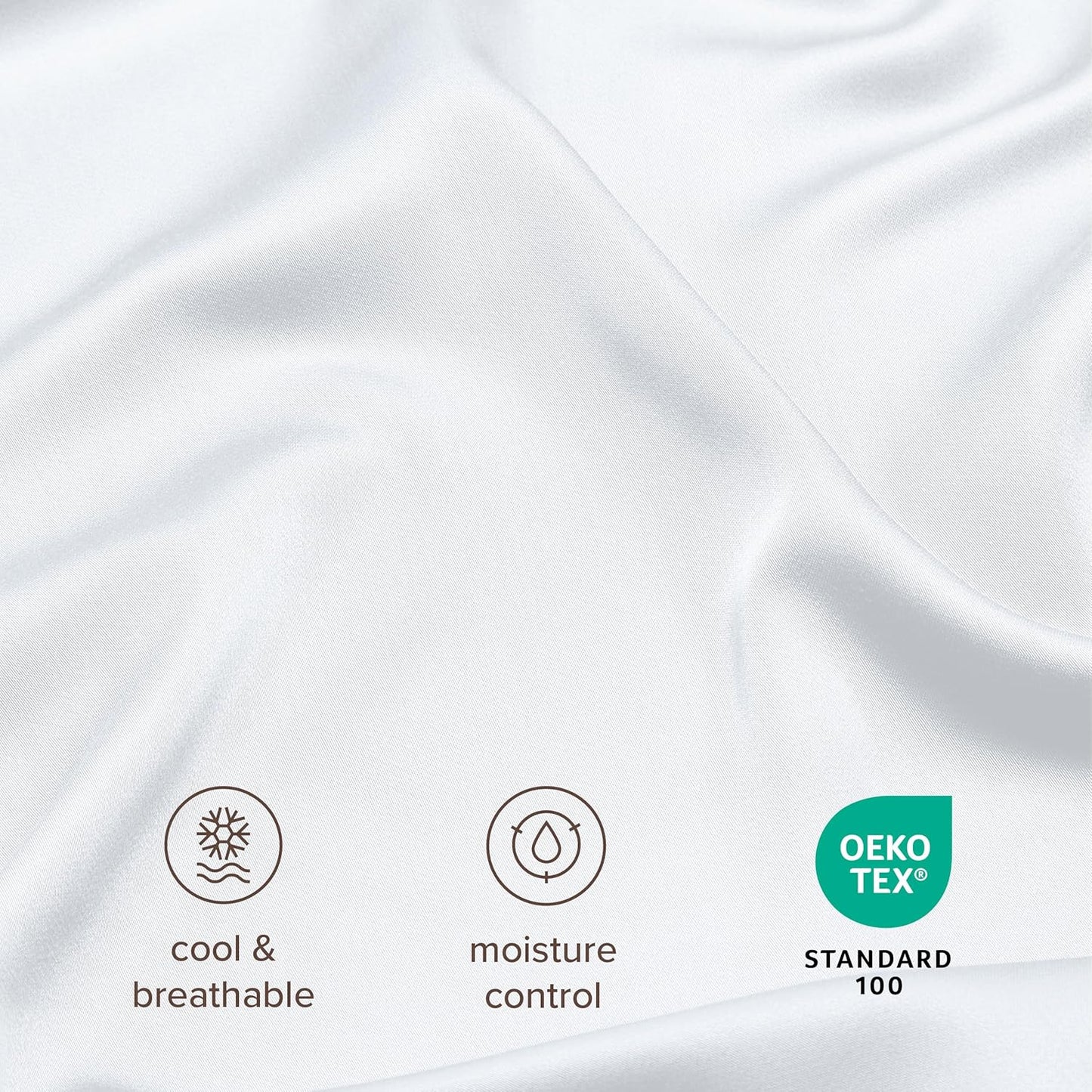 Bare Home 100% Rayon Made from Bamboo Luxury Twin XL Sheet Set - 3 Piece Bedding Set - Deep Pockets - Cooling & Breathable - Easy Fit - Soft Bedding Sheets & Pillowcases (Twin XL, White)