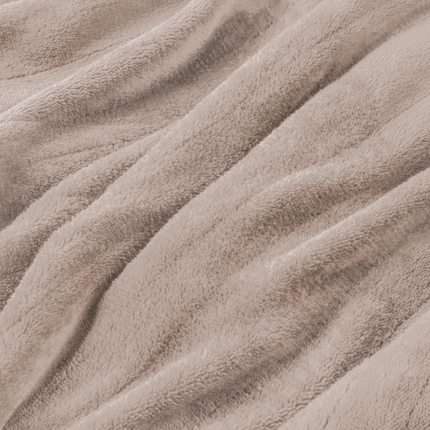 Electric Heated Blanket Throw Size, 50" x 60" Heated Throw with 6 Heating Levels & 3 Hours Auto Off, Machine Washable, Camel