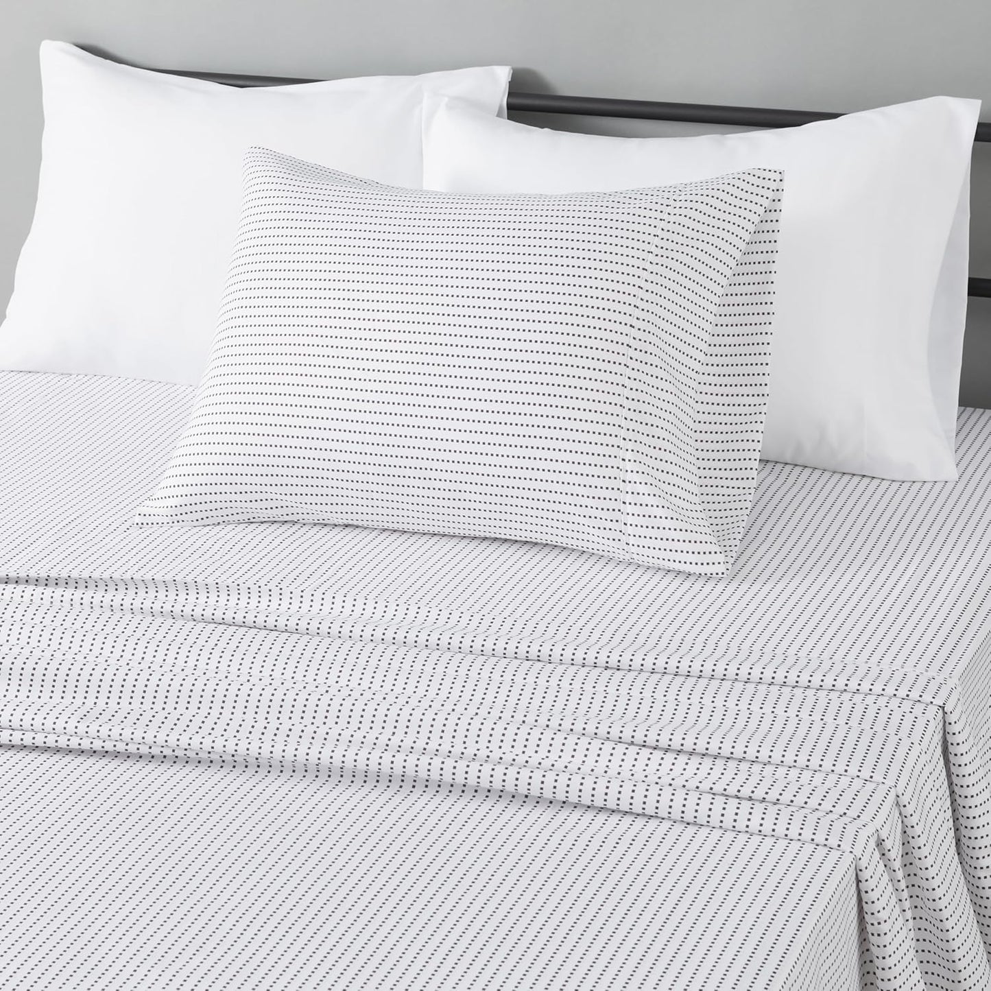 Amazon Basics Lightweight Super Soft Easy Care Wrinkle Free Microfiber 3 Piece Bed Sheet Set with 14-Inch Deep Pockets, Twin, Plum, Solid, Kids, Men & Women Bedding