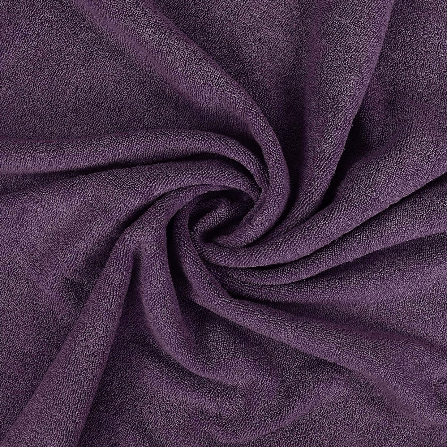 Utopia Towels Luxurious Jumbo Bath Sheet 2 Piece, 600 GSM, 35 by 70 Inches, 100% Ring Spun Cotton, Highly Absorbent and Quick Dry Extra Large Bath Towel, Super Soft Towel, Plum