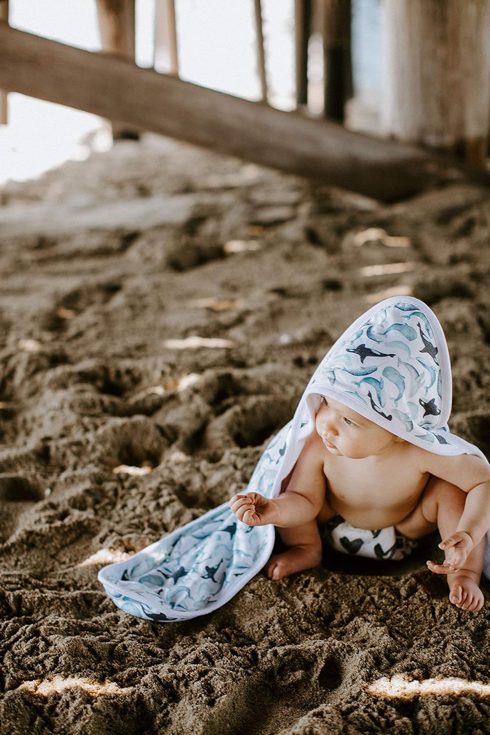 Copper Pearl Hooded Bath Towels Premium Knit/Terry Cloth Baby Towels with Hood, Pockets, and Cool Designs - Great to Gift and Make Bath Time Fun - Baby Bath Towel, Kai