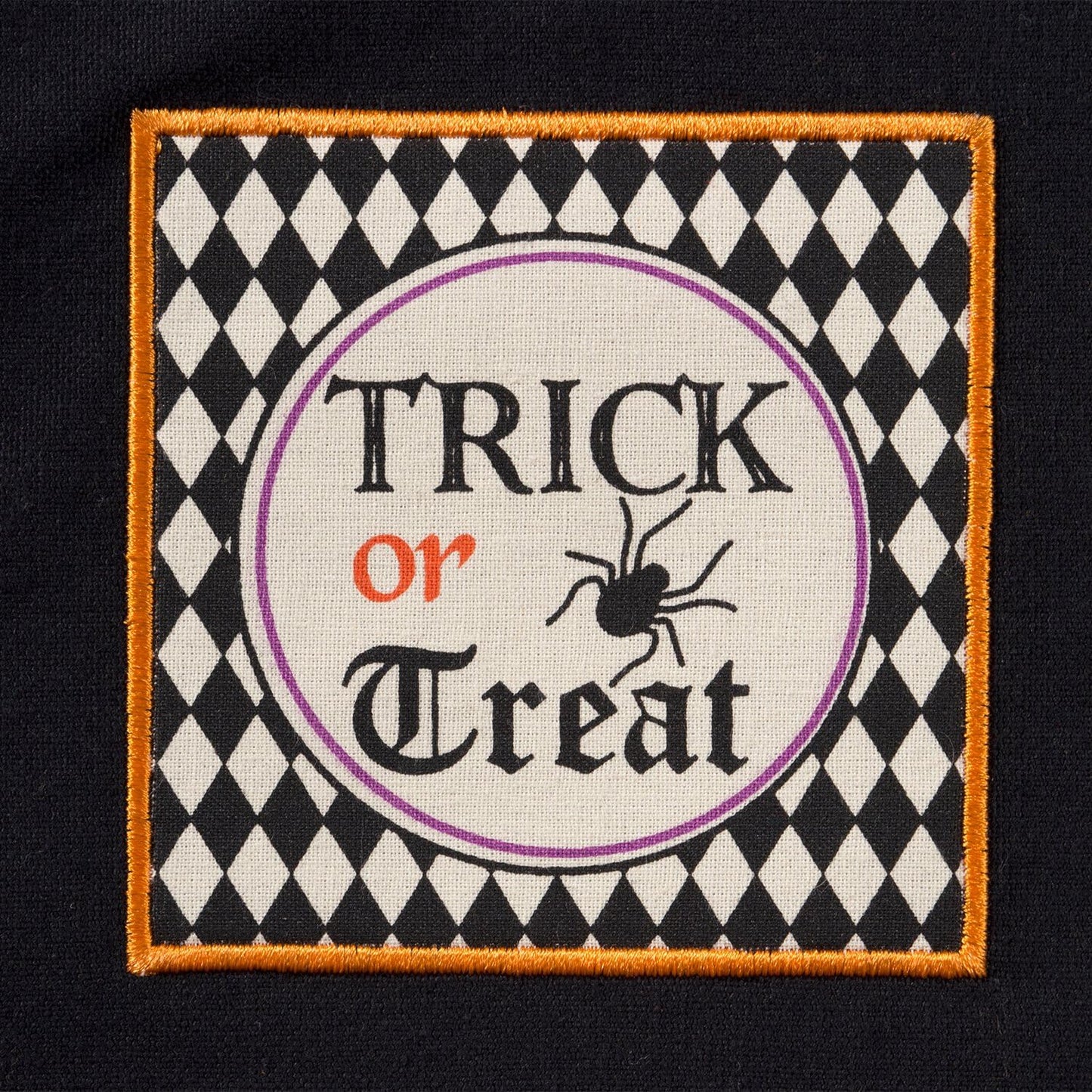 DII Happy Halloween Dishtowel Collection Embellished Cotton Kitchen Hand Towel Set, 18x28, Black All Hallows Eve, 3 Count