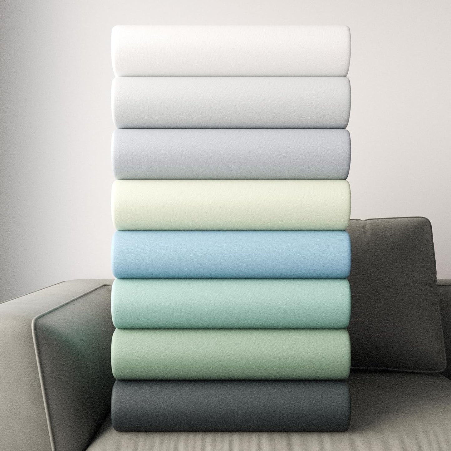 SUPREME ELEGANCE 1200 Thread Count Cotton Rich Full White Sheets Set, Ultra Soft & Silky Luxury Sateen Bed Sheets, Moisture Wicking & Wrinkle Resistant (1 Flat Sheet, 1 Fitted Sheet & 2 Pillowcases)